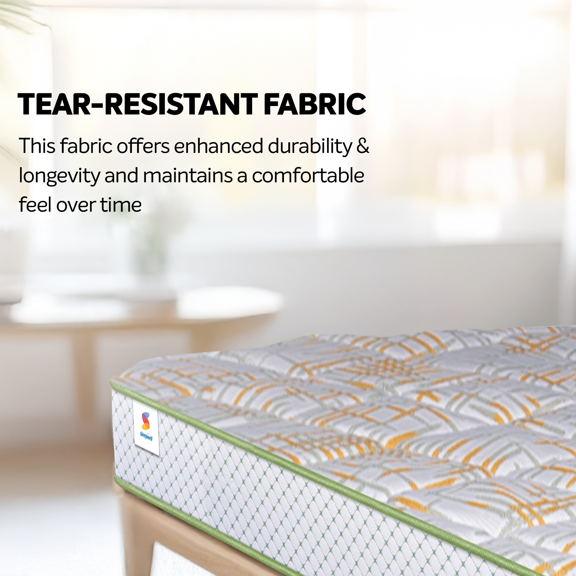 Sleepwell Spinetech Classic Mattress 6 inch Queen High Resilience (HR) Foam Mattress (L x W: 75 inch x 66 inch)