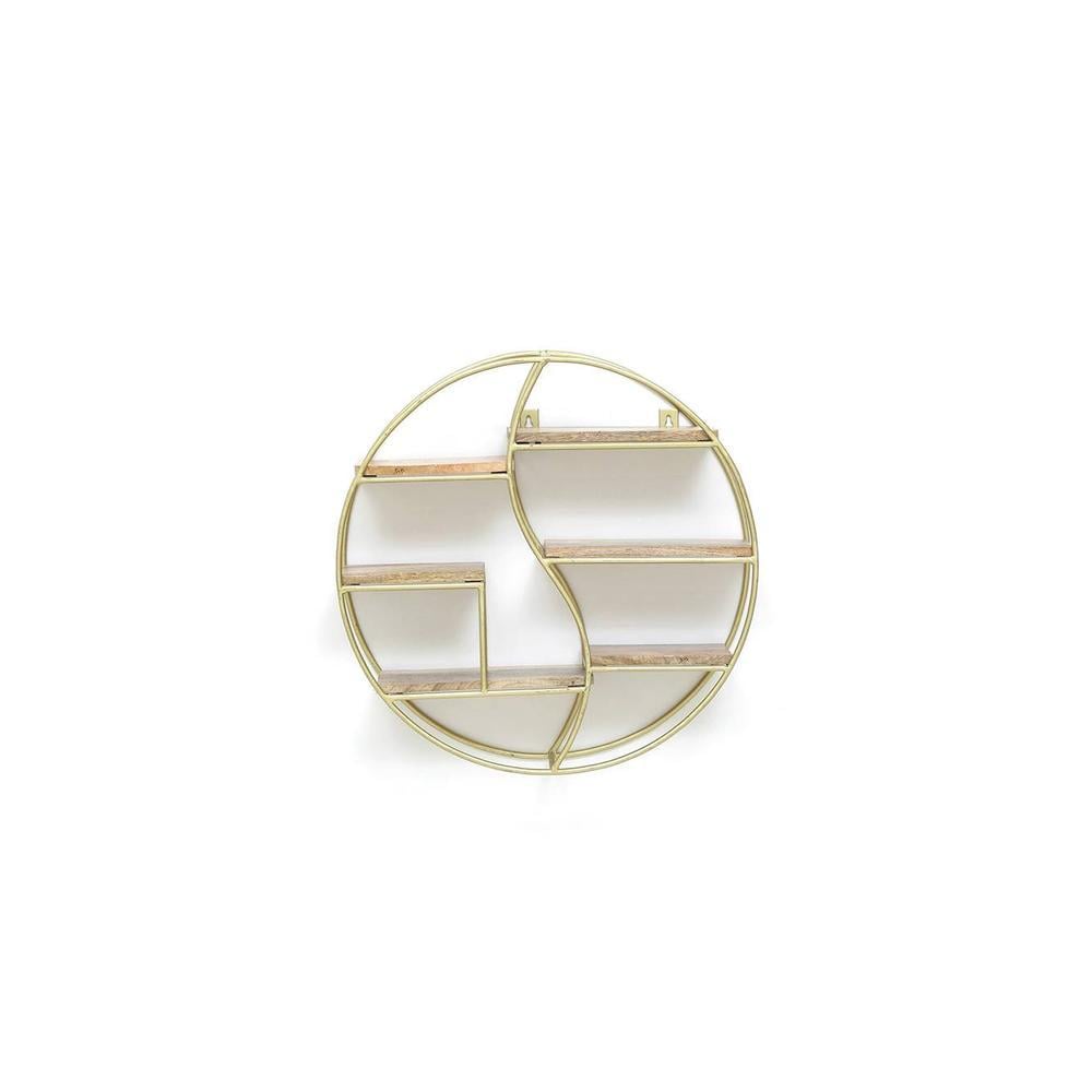 WOODENMOOD Round Wall Rack
