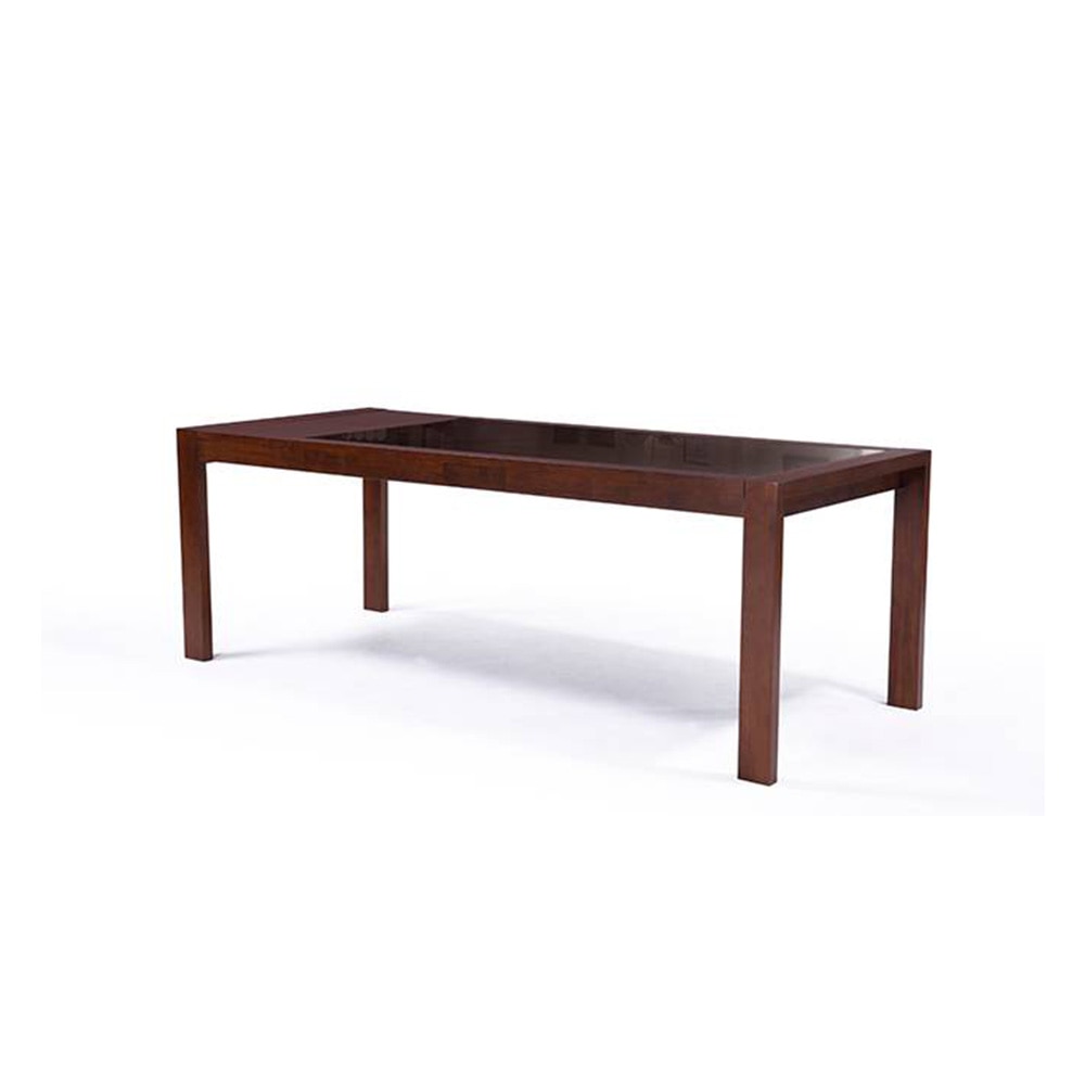 Vanalen 6-To-8 Extendable Persica 8 Seater Dining Table Set Colour Beige Finish Dark Walnut