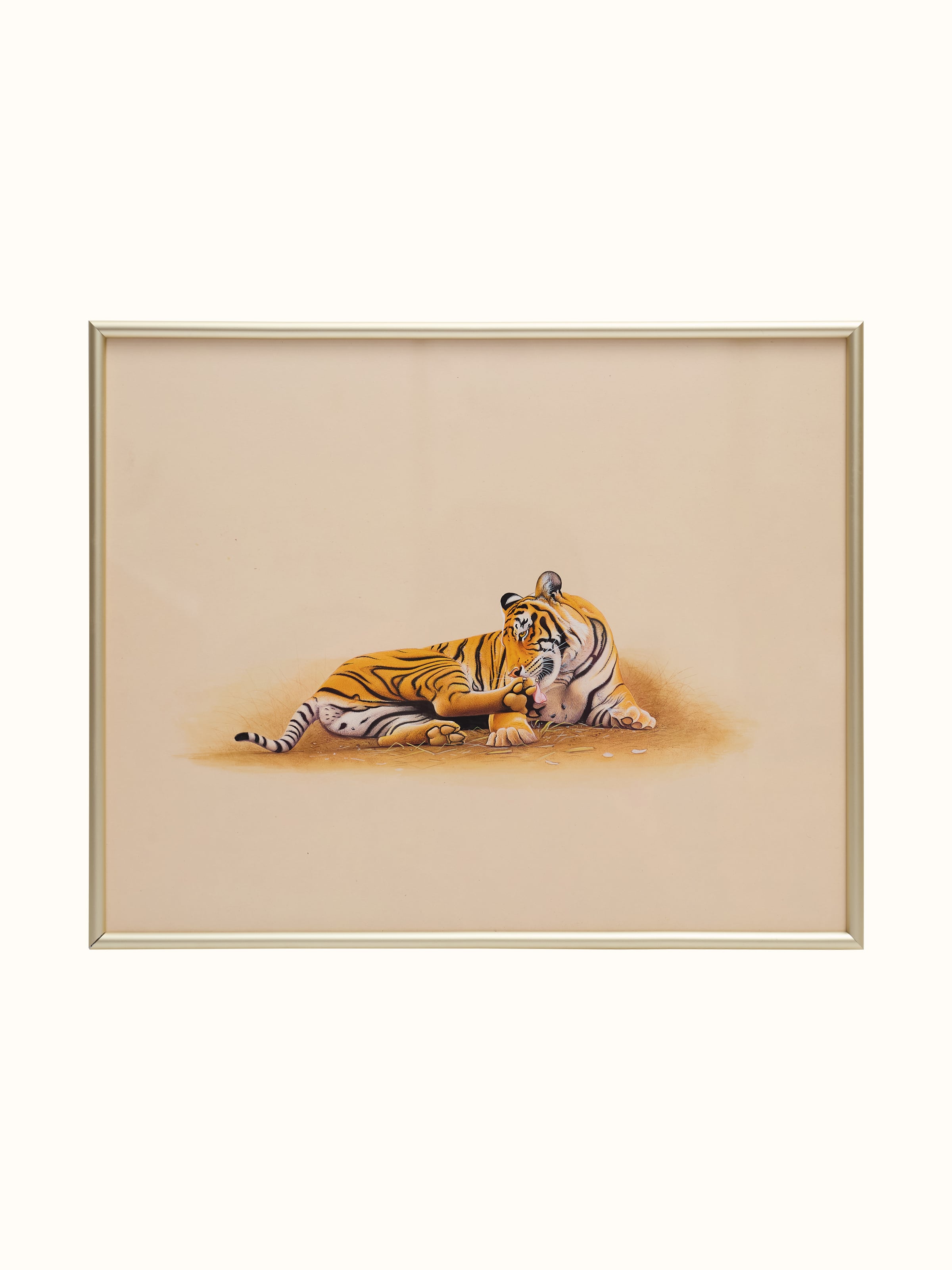 Tiger Miniature Painting