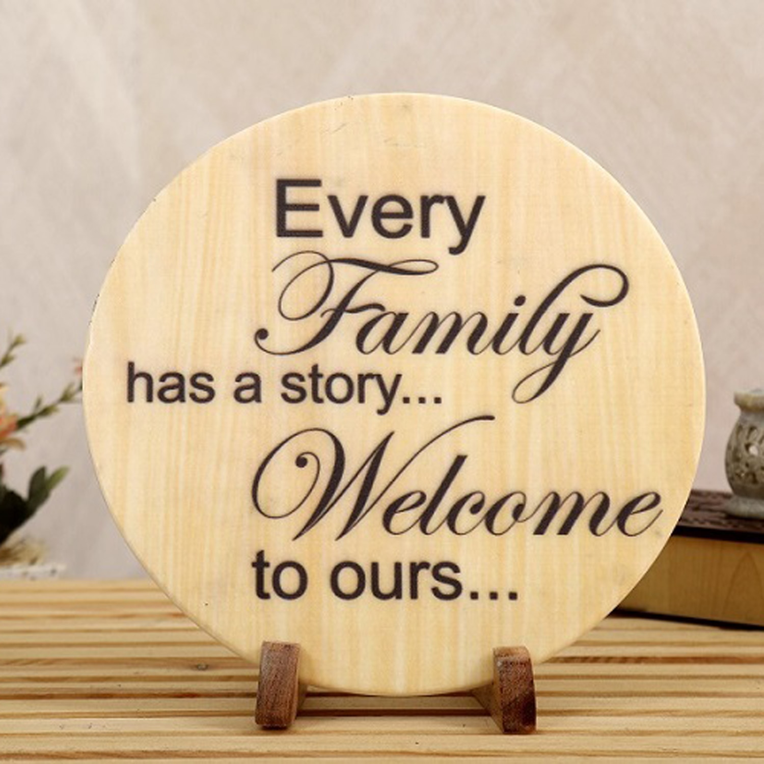 EVERY family has a story Marble Showpiece - Posh N Plush