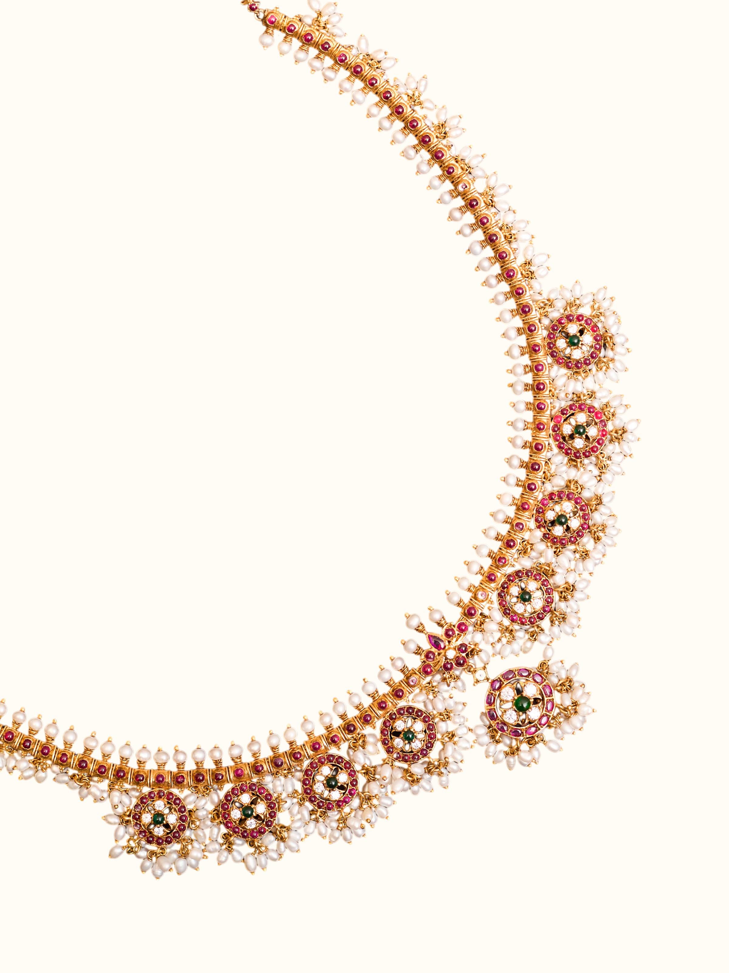 Lifestyle view of Lapidary 14 Karat Gold Studs