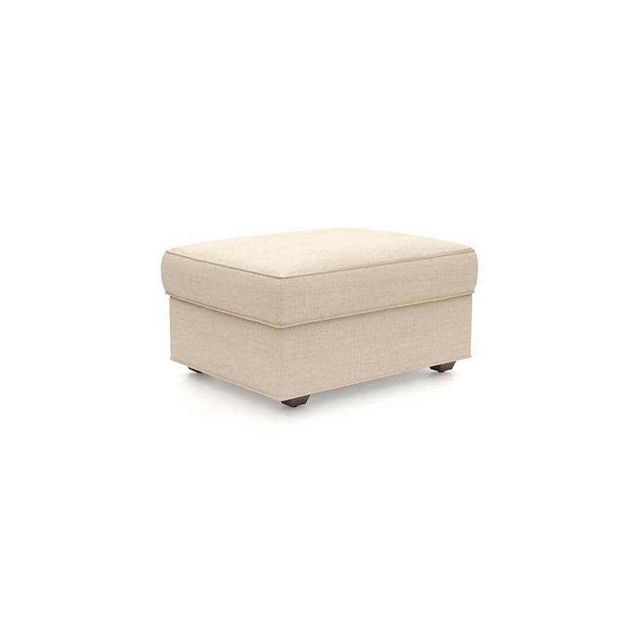 Apollo Sofa (Colour : Pearl, Cushion : Hard, Back Type : High Back, Seating Capacity : Right Aligned 3 Seater + Right Aligned Chaise + Ottoman)