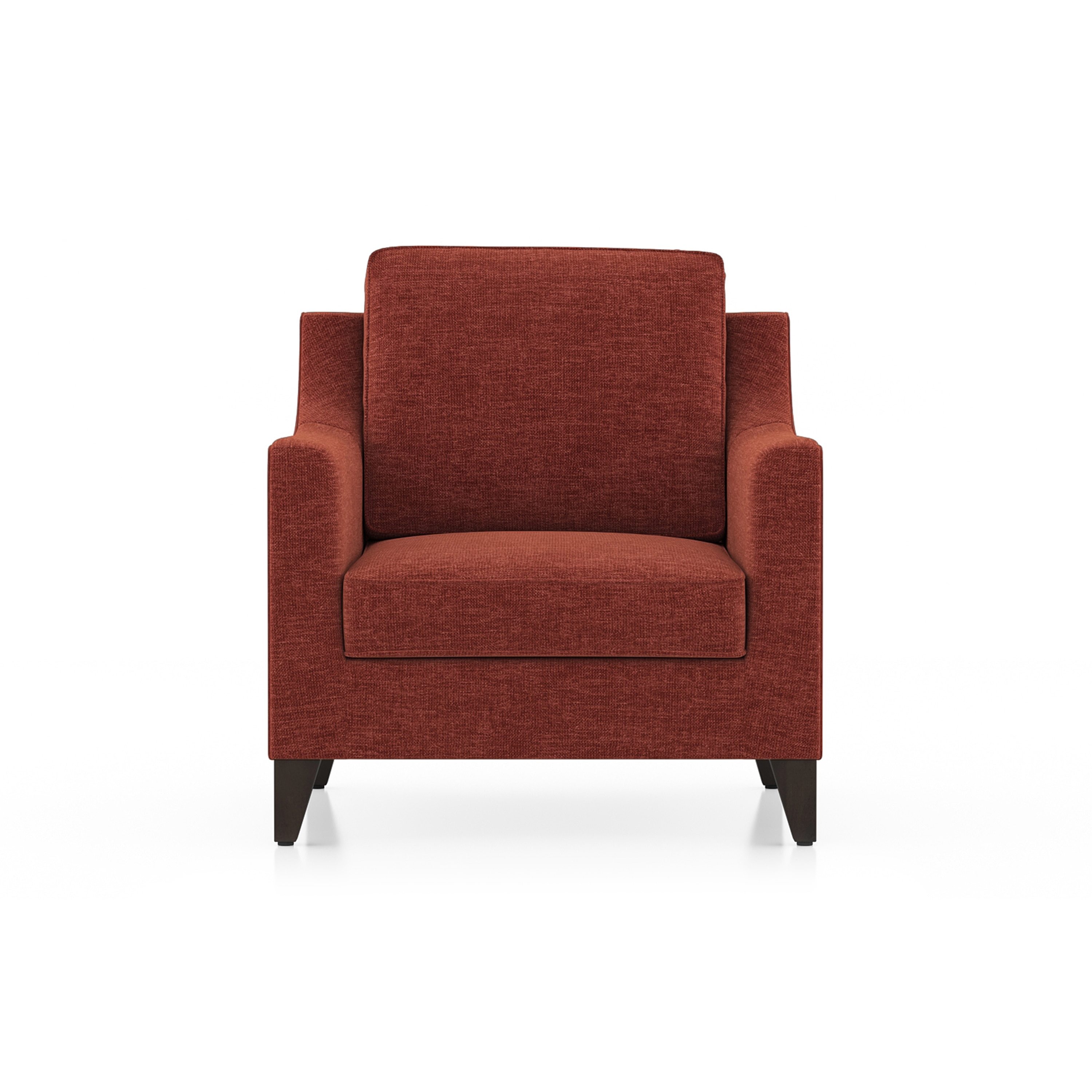 Abbey Sofa (Colour : Dark Coral, Cushion : Hard, Seating Capacity : 1 Seater)-image-7
