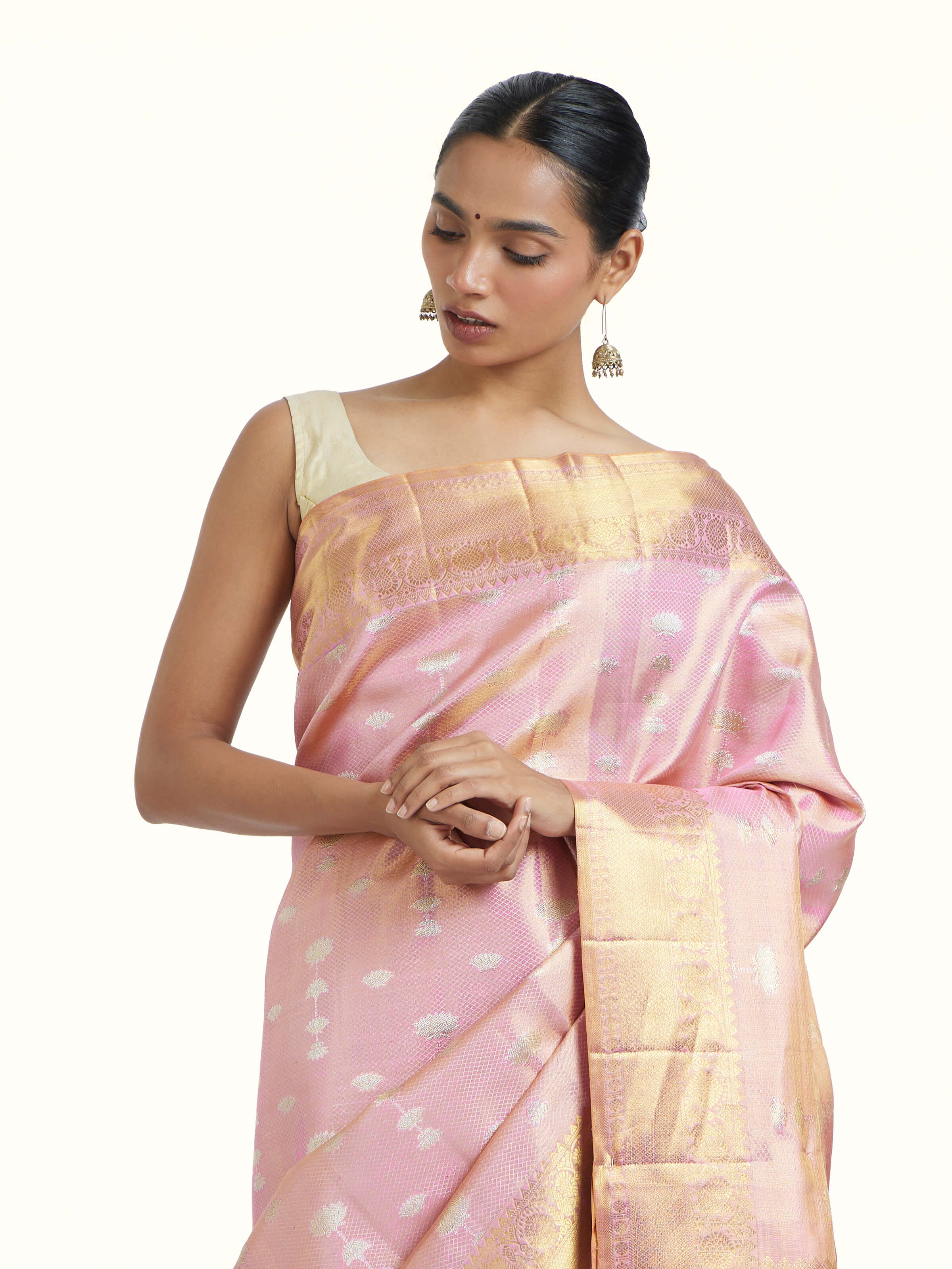 Red Kancheepuram Silk Zari Saree