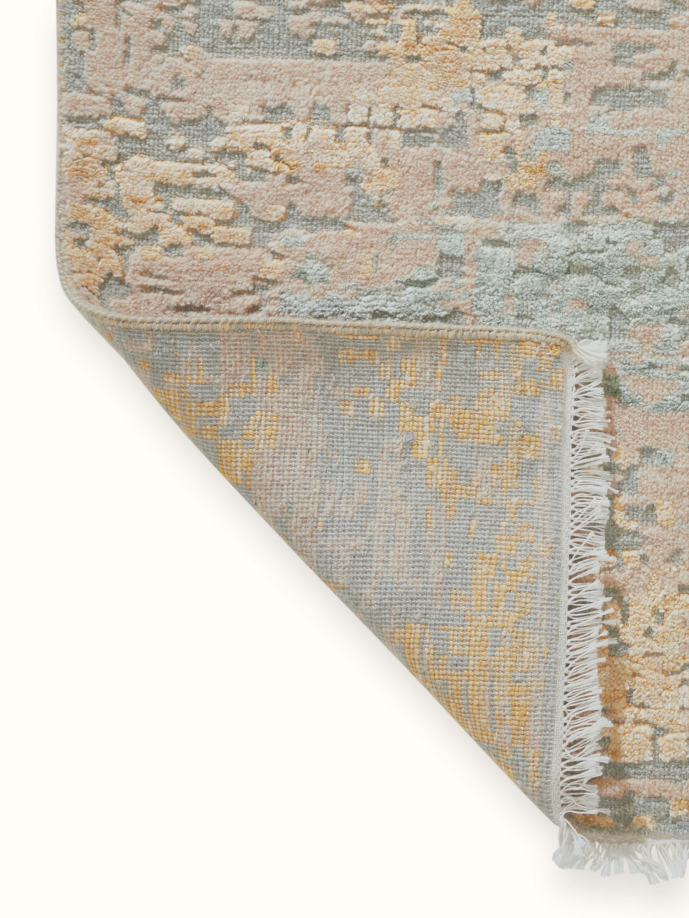 Artistic back-view emphasizing the vibrant design and premium material blend