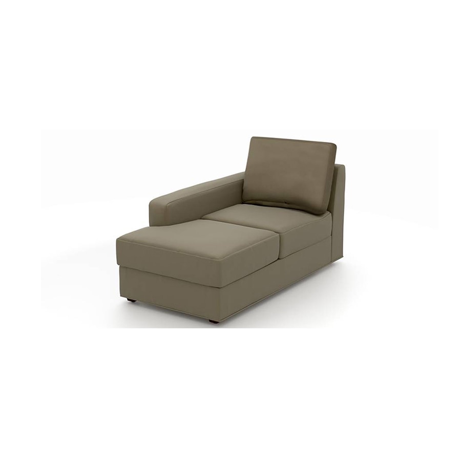 Apollo Compact Sofa (Colour : Cappucino, Cushion : Hard, Seating Capacity : Left Aligned 2 Seater + Left Aligned Chaise)