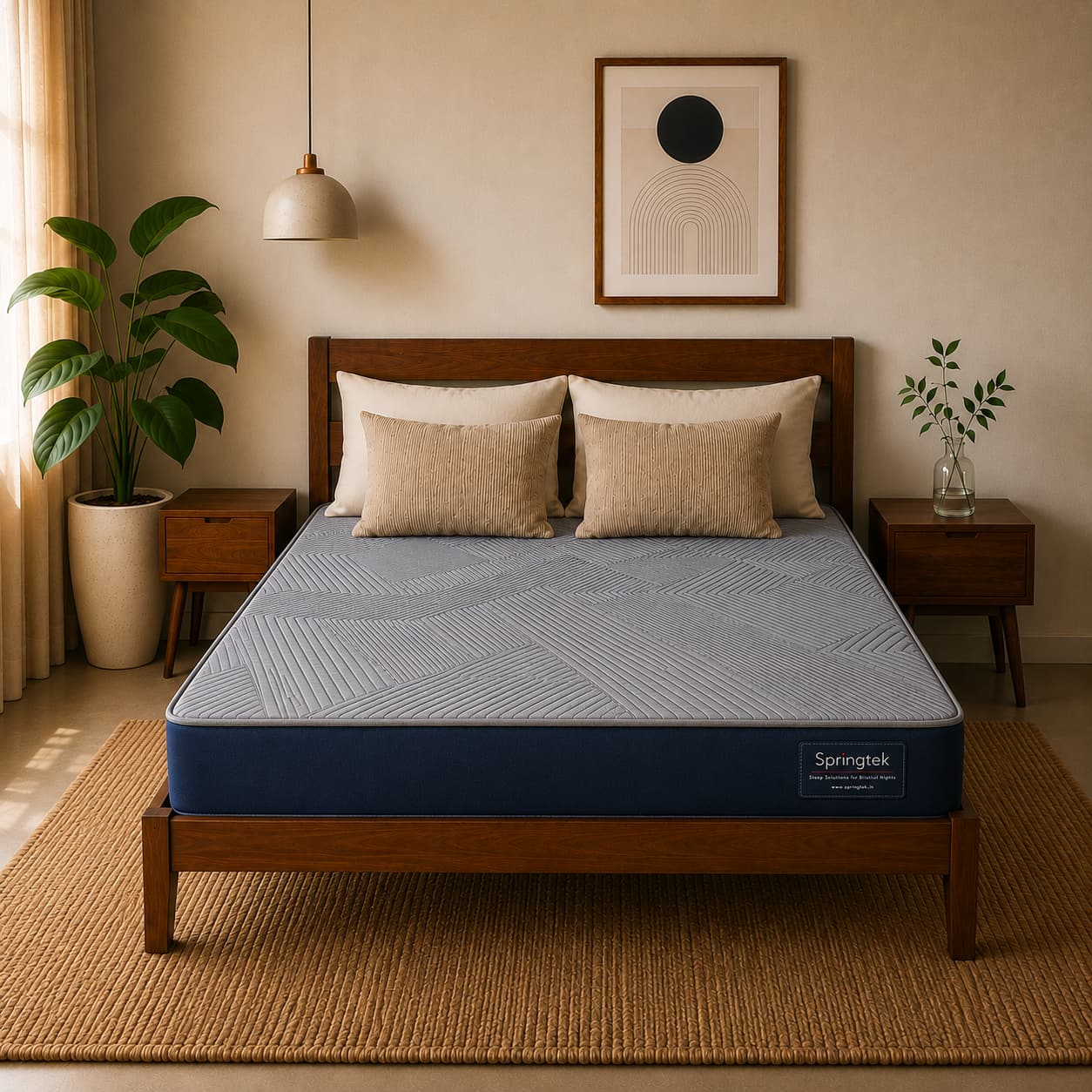 Ortho Premium Spring Pocket Mattress (78 x 36 in, 8 Inches)