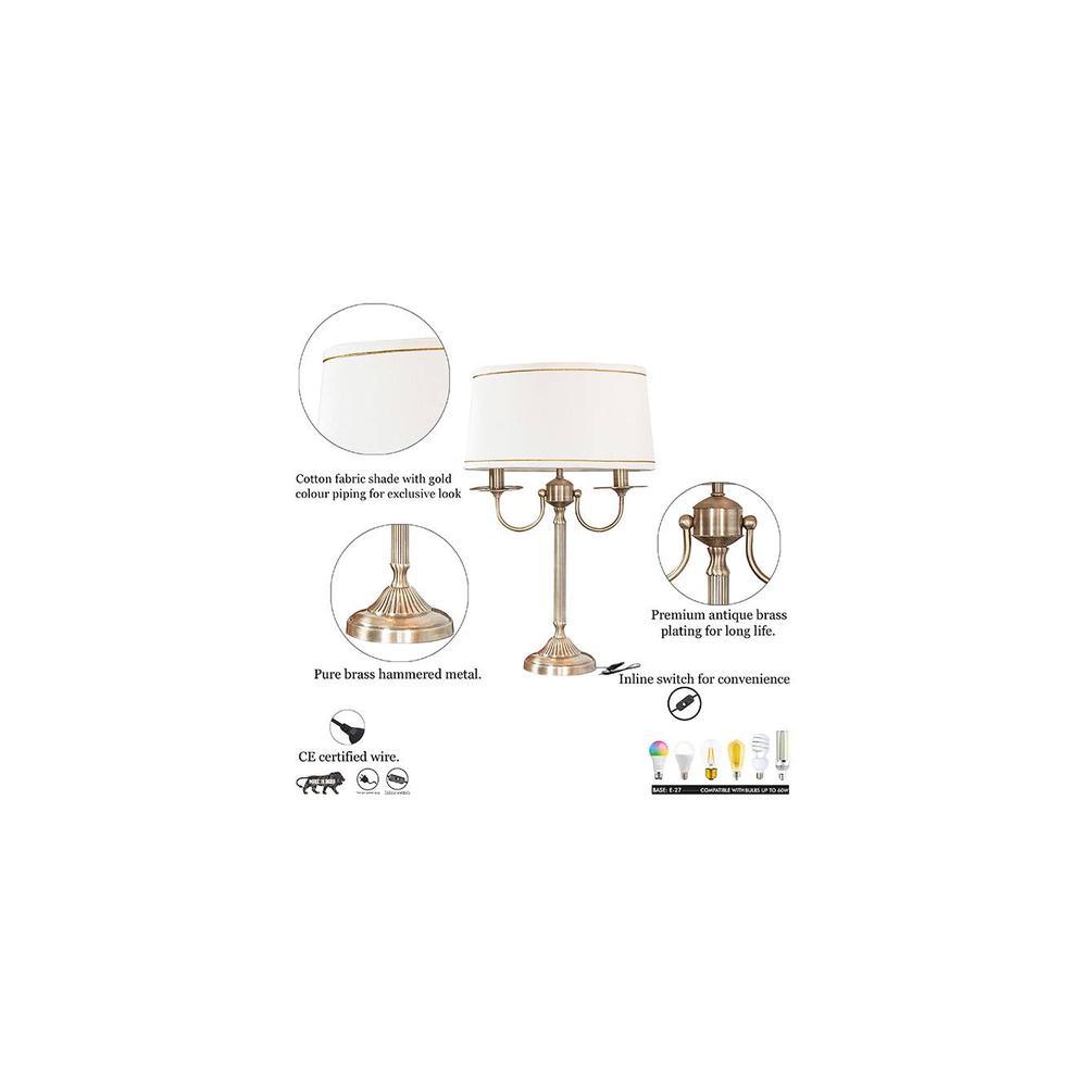 Ralph - White Table Lamp
