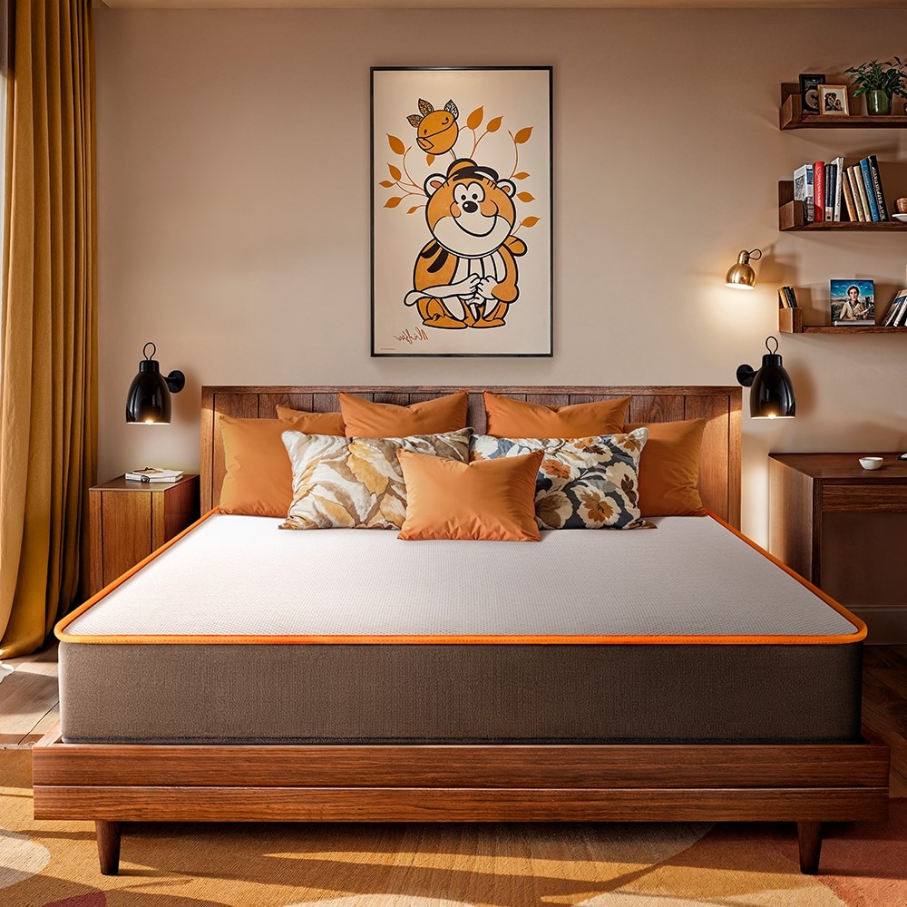 Original Orthopedic 3-Layered Medium Firm Memory Foam Mattress (75 x 72 in, 8 Inches) - Sleepyhead