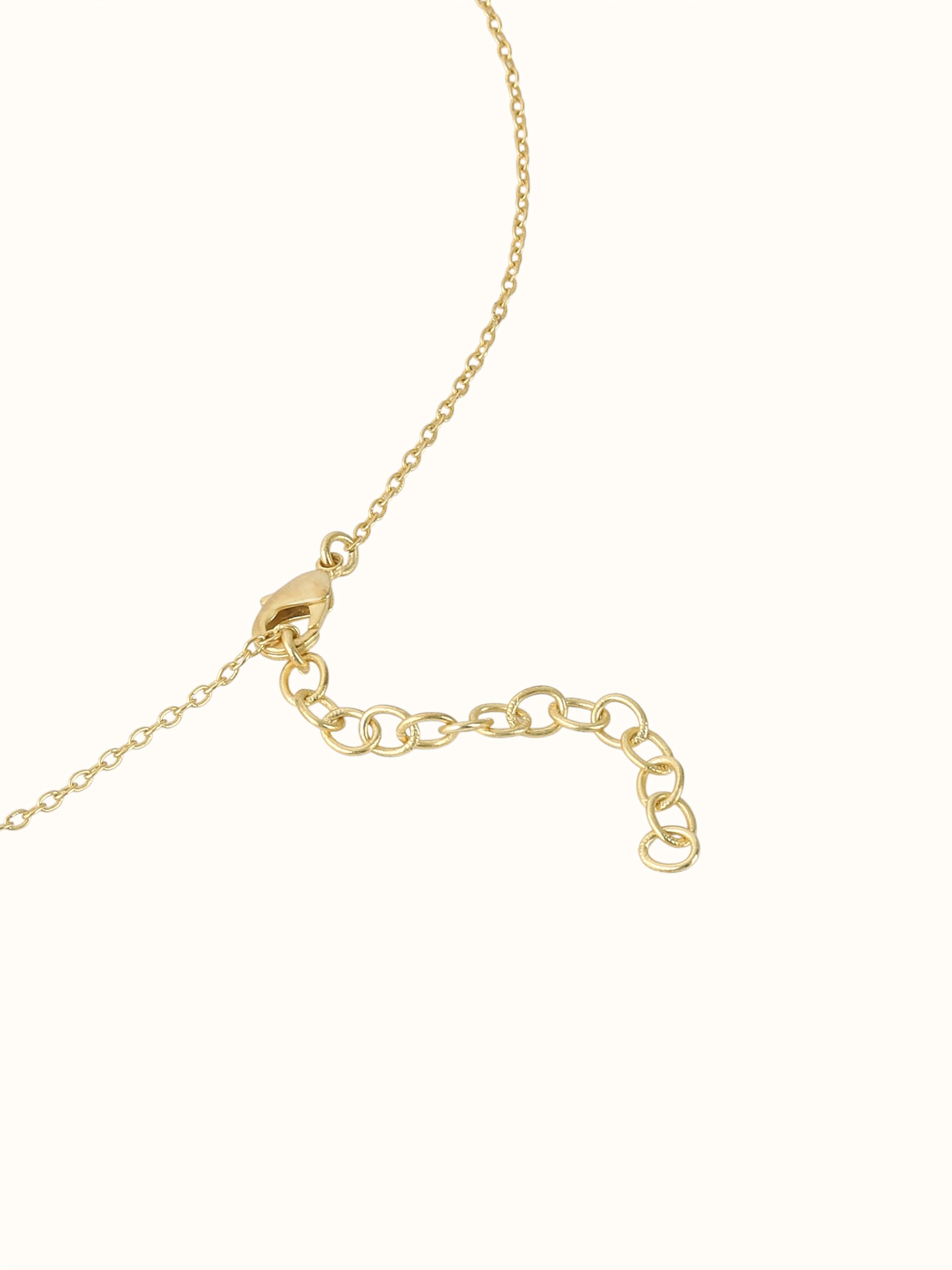 Back view of Ceramic Pendant & Chain emphasizing the balanced design and elegant finish.