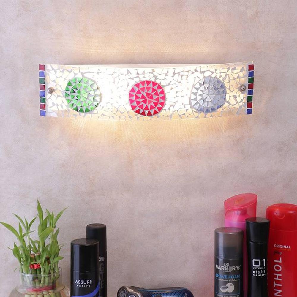 Romeo Multicolour Glass Wall Light