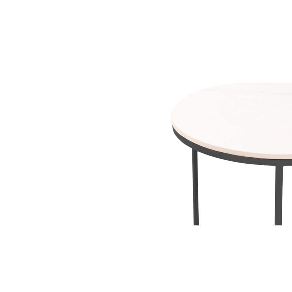 Griffin Nesting Coffee Table In Black Finish