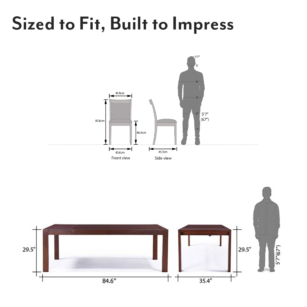 Vanalen 6-To-8 Extendable - Dalla 6 Seater Glass Top Dining Table Set (Colour- Grey , Finish- Dark Walnut)