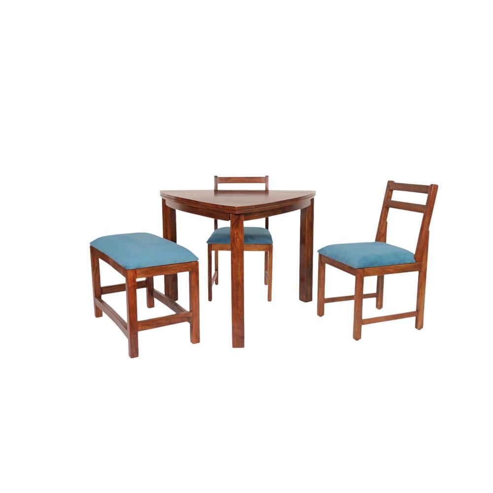 vanish solid wood  4 seater Dining table in  Provincial Teak