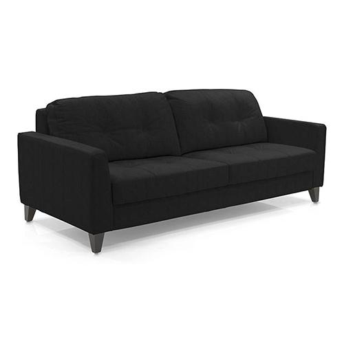 Franco 3 Seater Leather Sofa in Licorice Colour