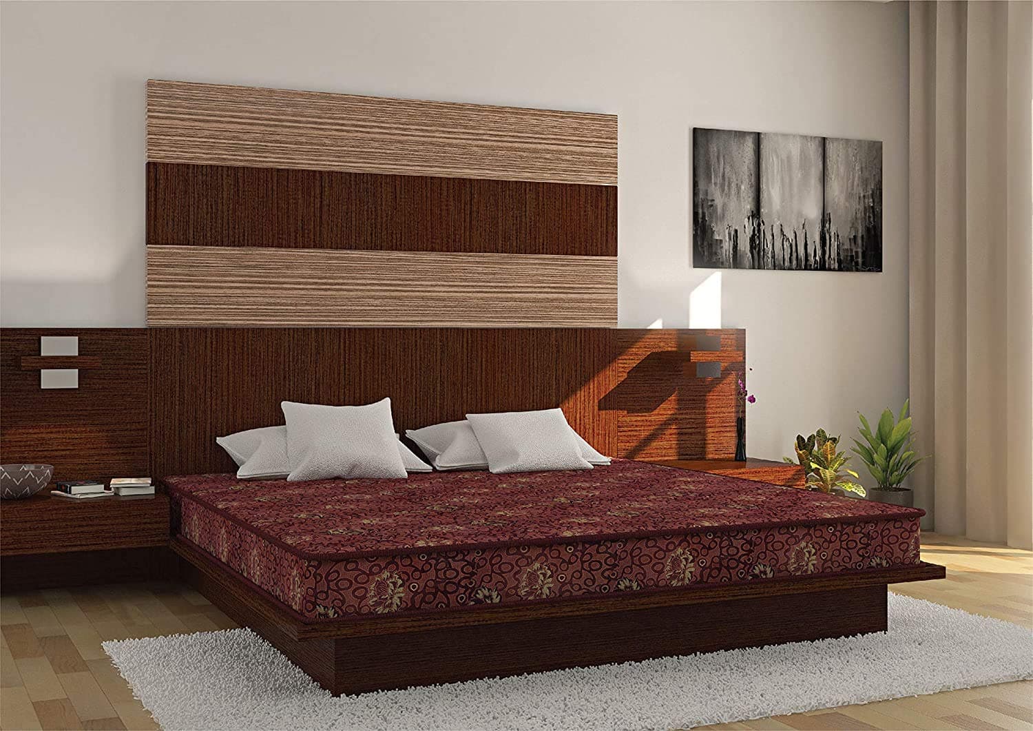 Joy - Coir Foam Mattress (75 x 60 in, 4 Inches)