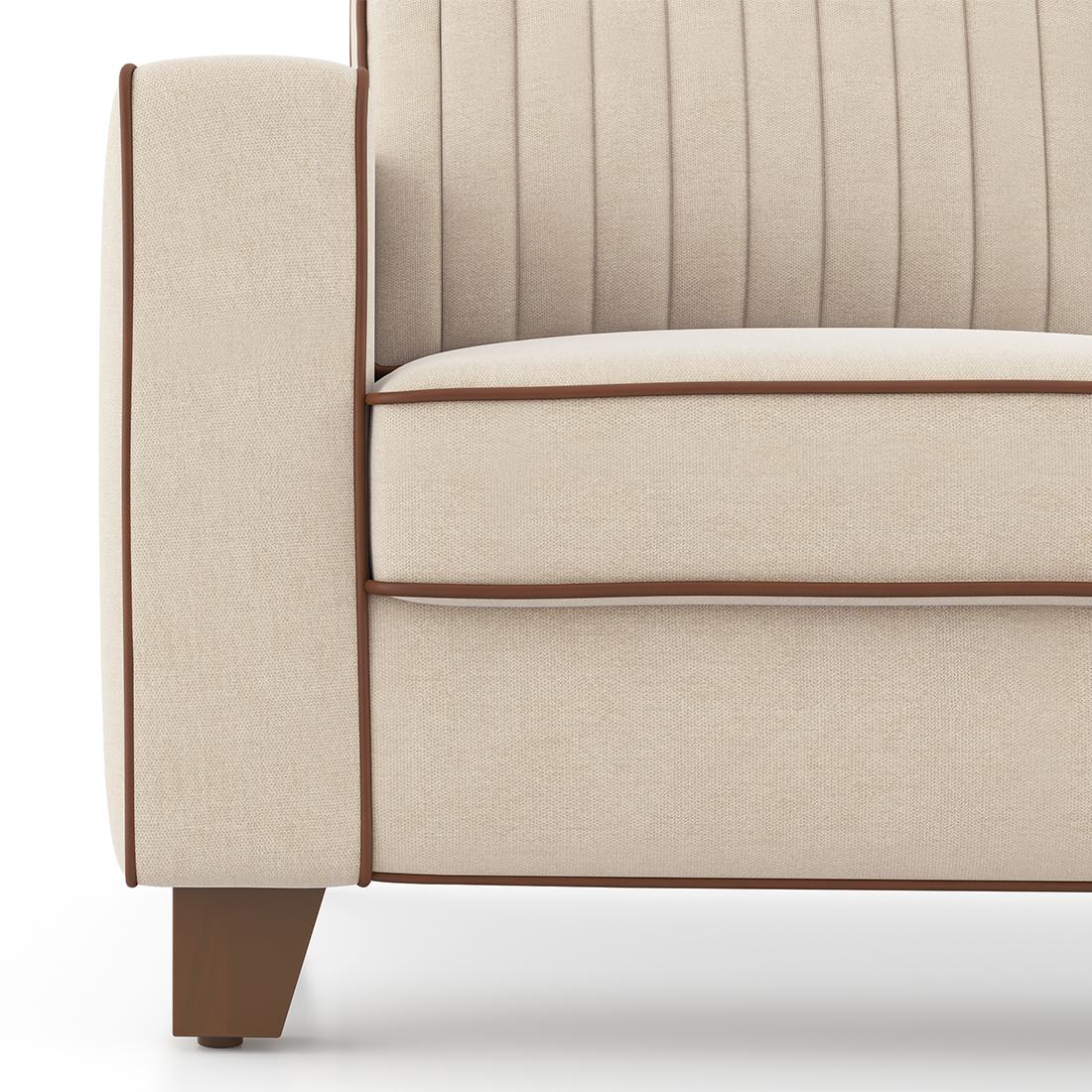 Apollo Neo Sofa (Colour : Classic Beige, Seating Capacity : 3 Seater, Cushion Type : Hard, Back Height : Regular Back)