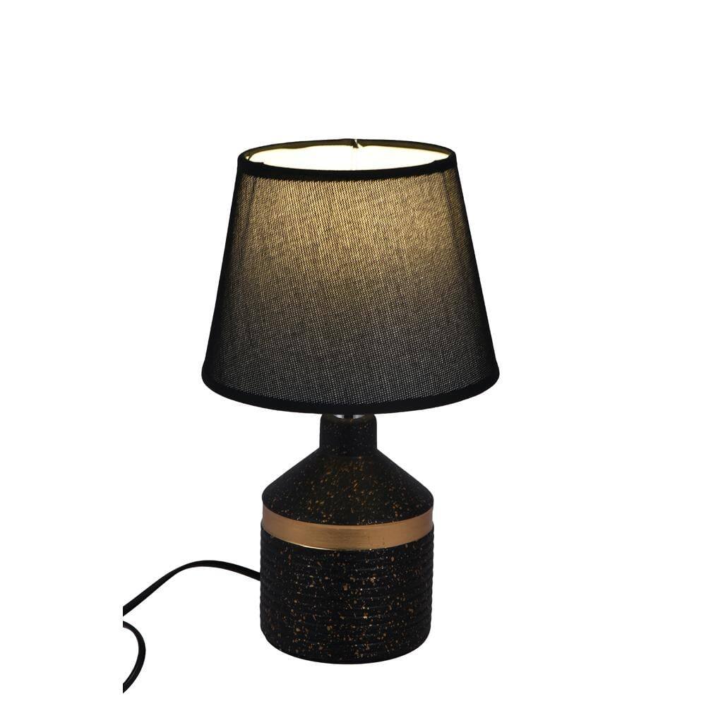 Black and Gold Vintage Ceramic Table Lamp