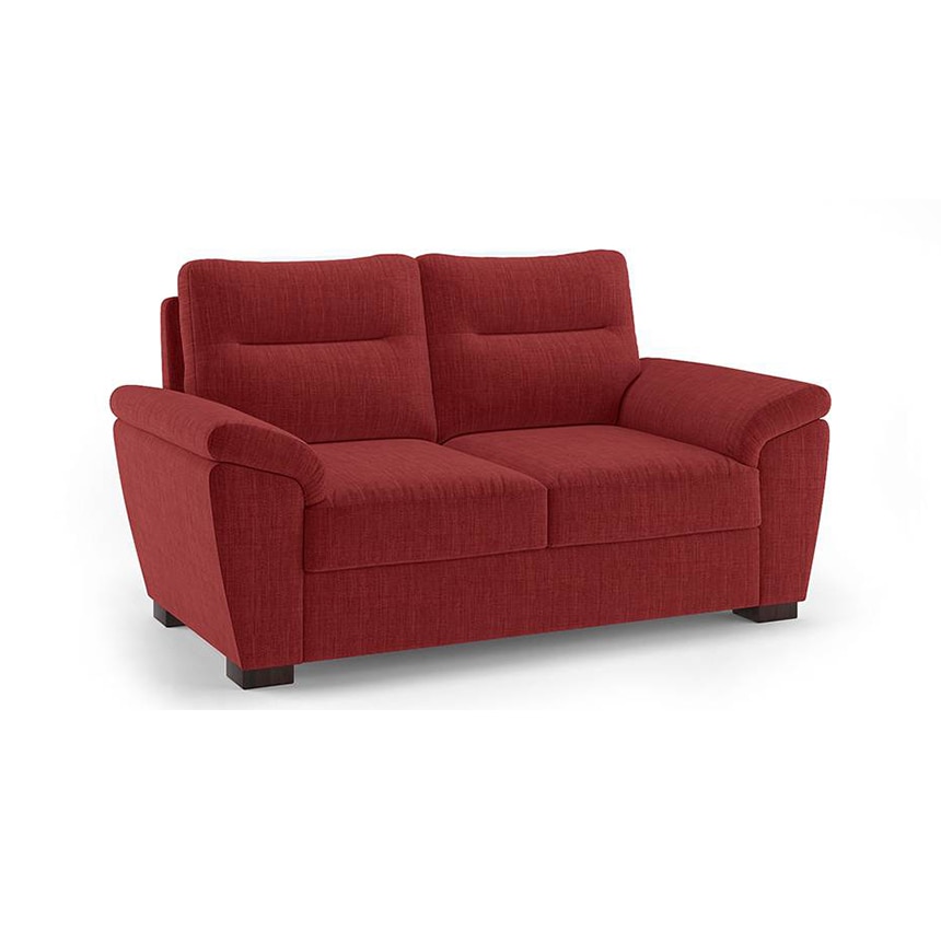 Adelaide Premium 2 Seater Fabric Sofa in Salsa Red Colour
