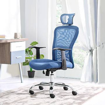 Venturi Study Chair in Aqua Colour