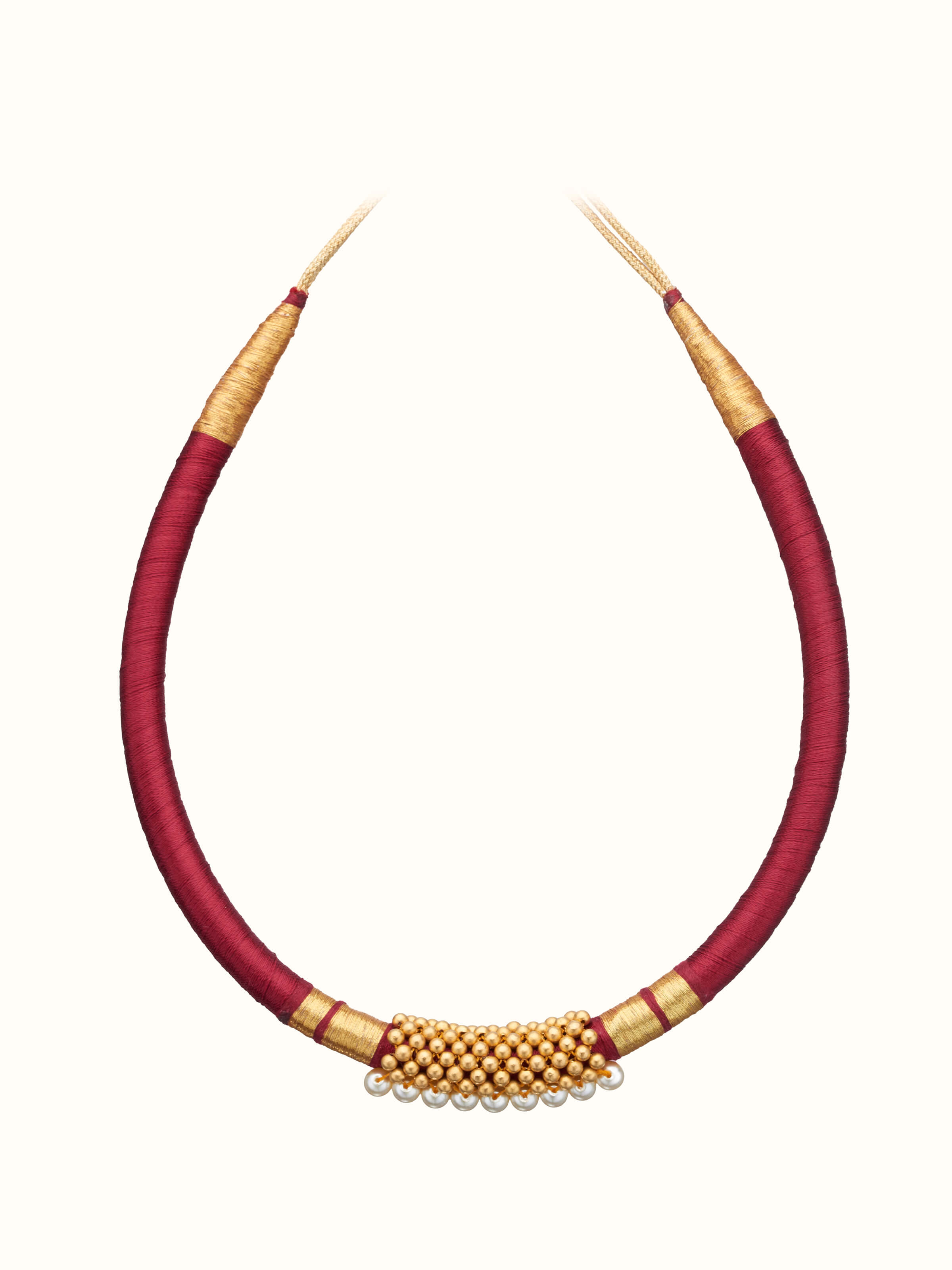 Thushi 22 Karat Gold Collar Necklace