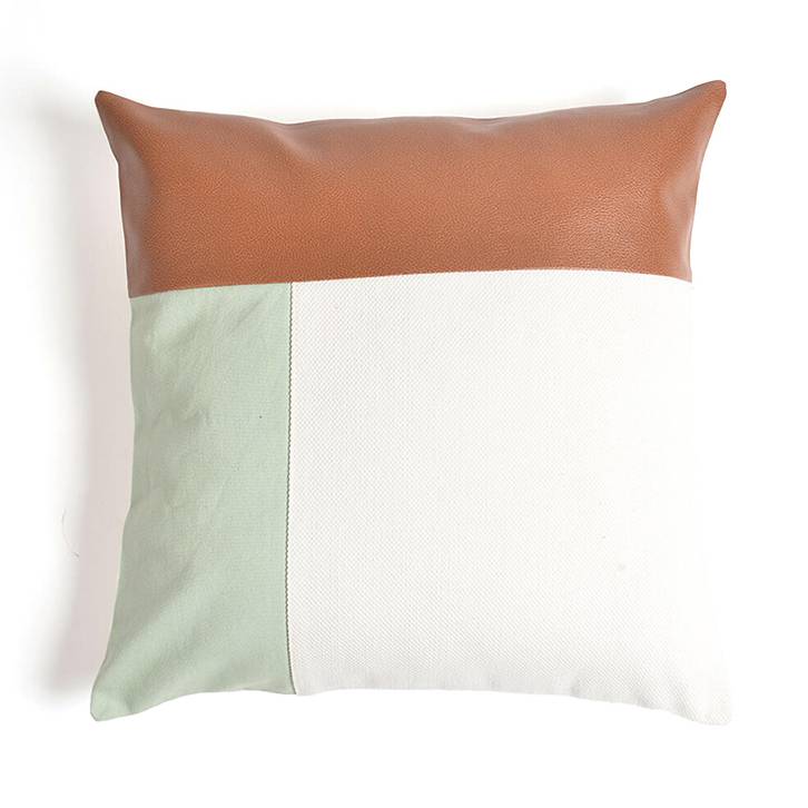 Patchwork Colorblock Cushion Cover - Urban Ladder