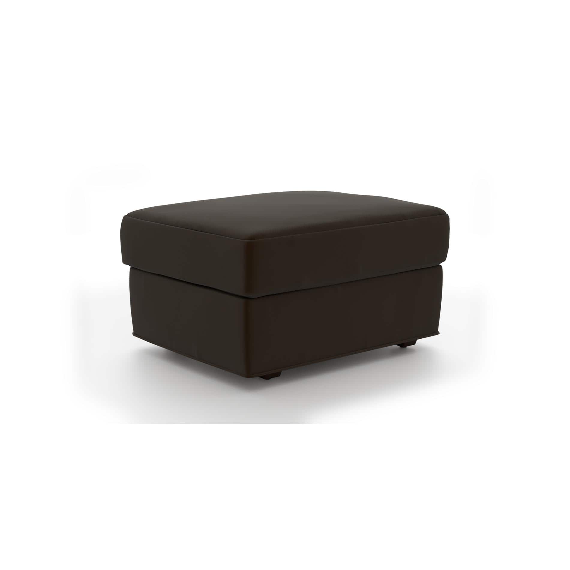 Apollo Compact Sofa (Colour : Chocolate, Cushion : Soft, Seating Capacity : Left Aligned 3 Seater + Left Aligned Chaise + Ottoman)