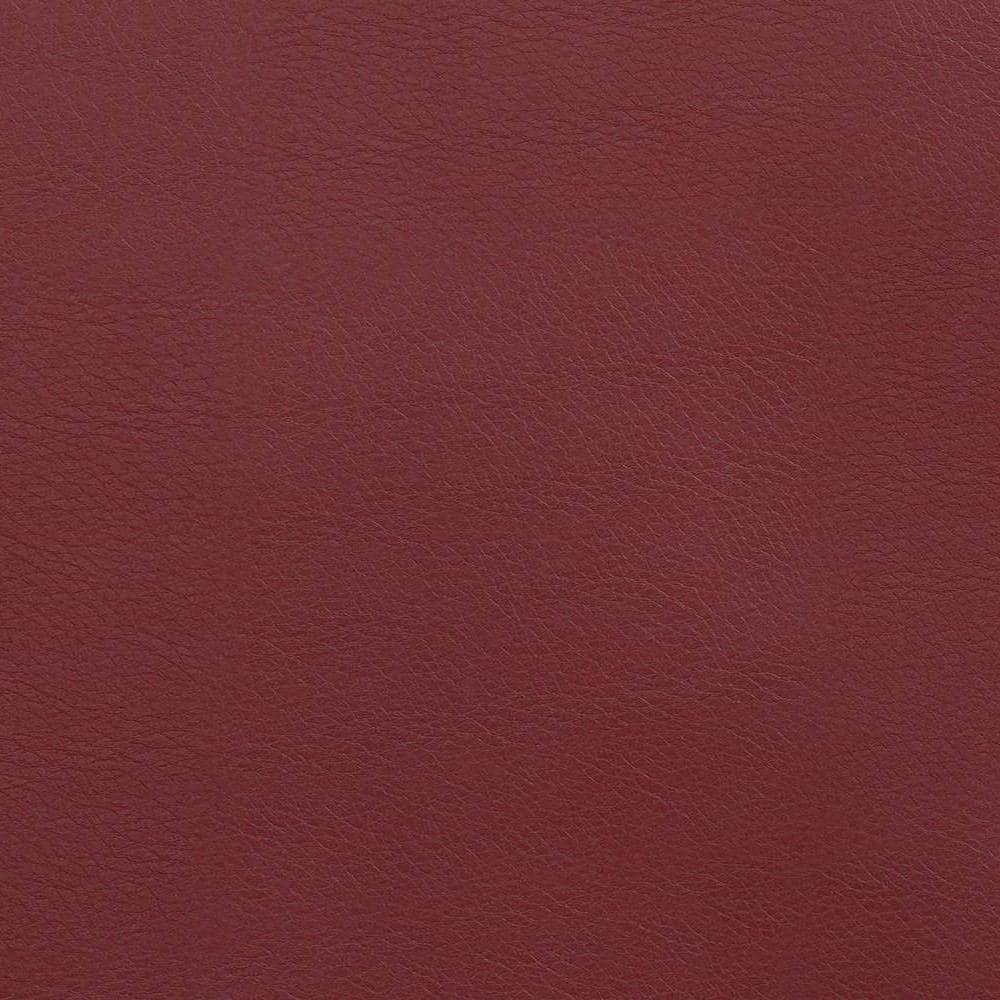 Luna 1 Seater Leatherette Sofa in Burgundy Colour