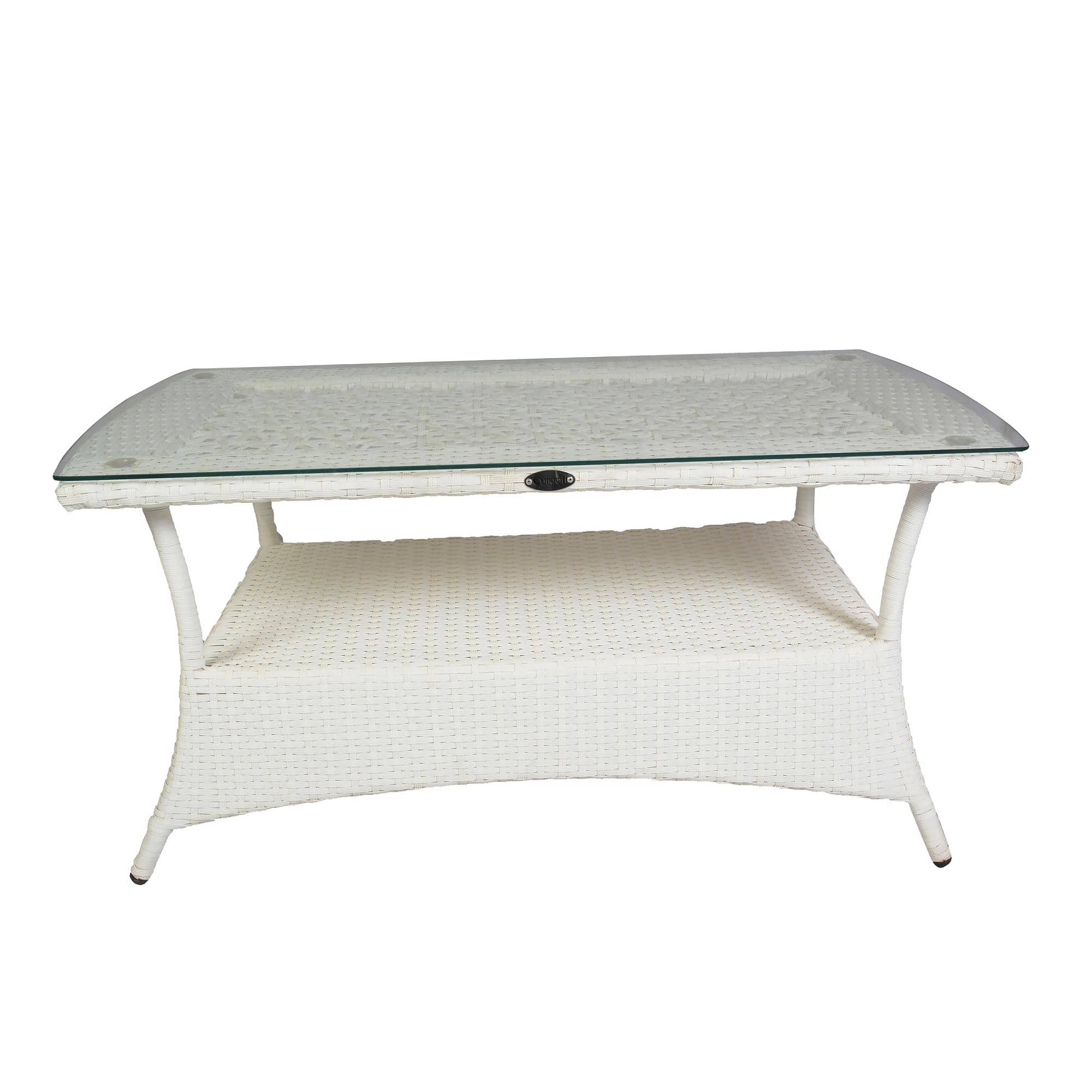 Dijon 2+1+1 Seater Wicker Sofa Set in White Colour