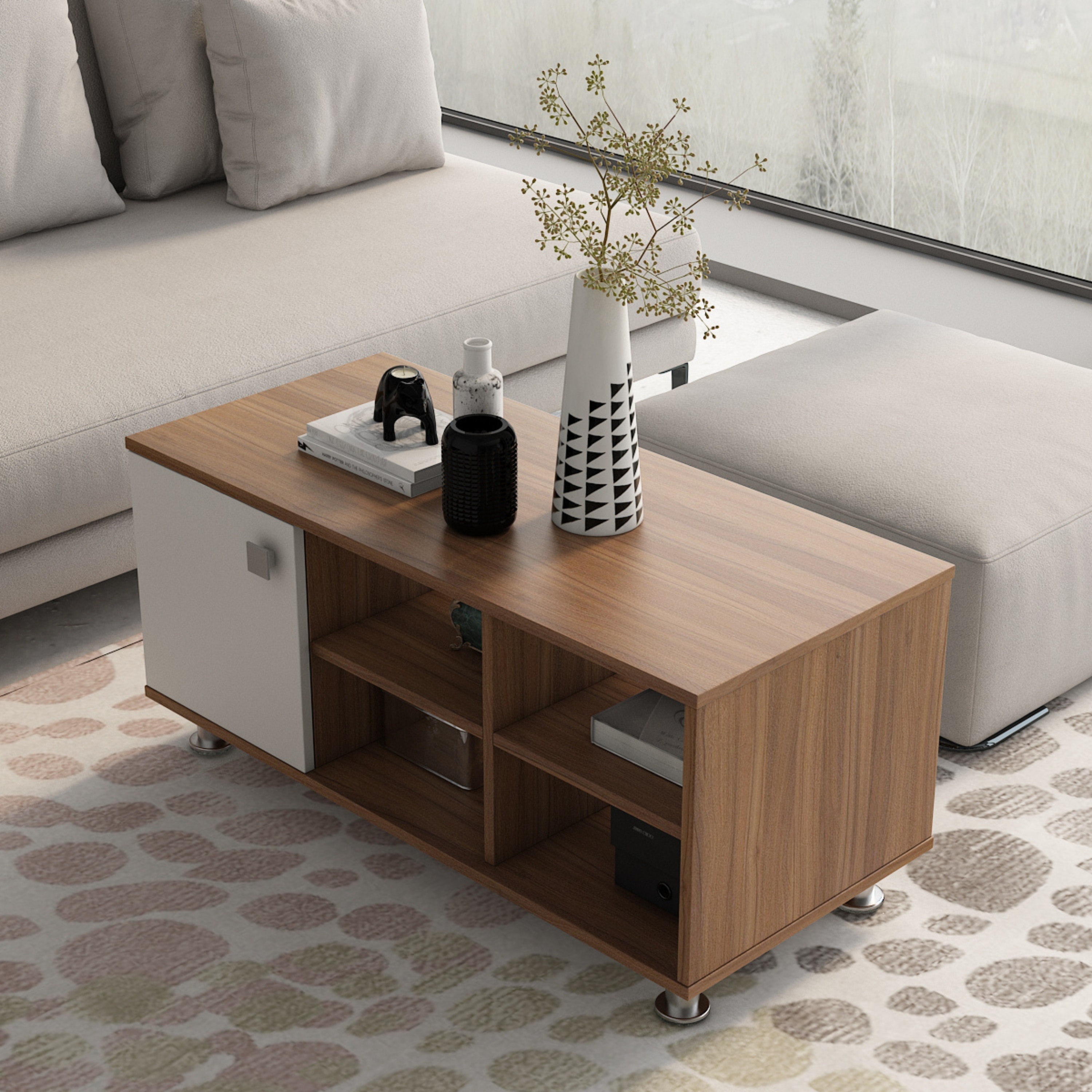 Atlas Centre Table Exotic Teak - A Globia Creations