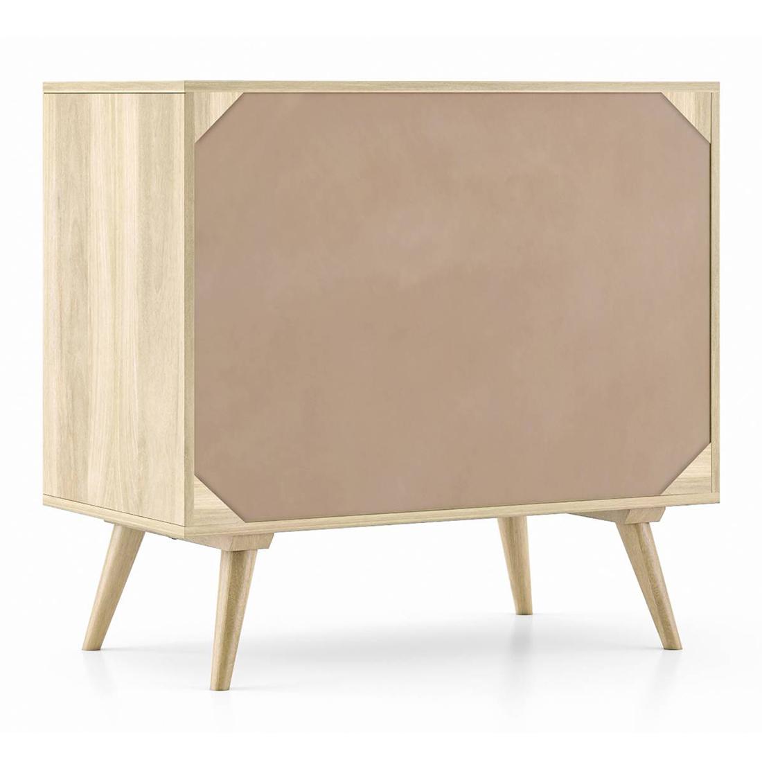 Ivara Solid Wood Chest of 3 Drawers in Natural Finish