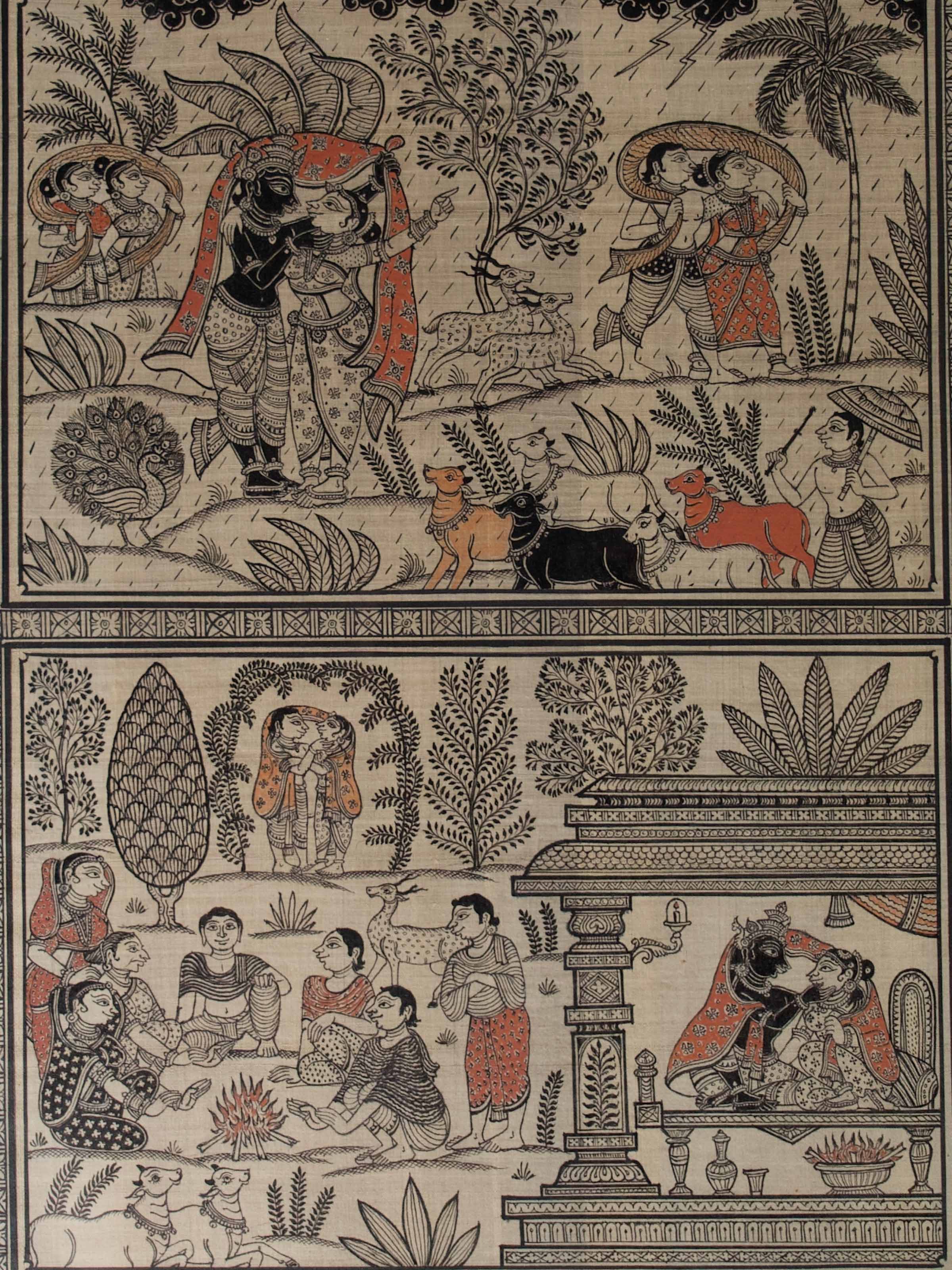 Six Seasons Patachitra Painting