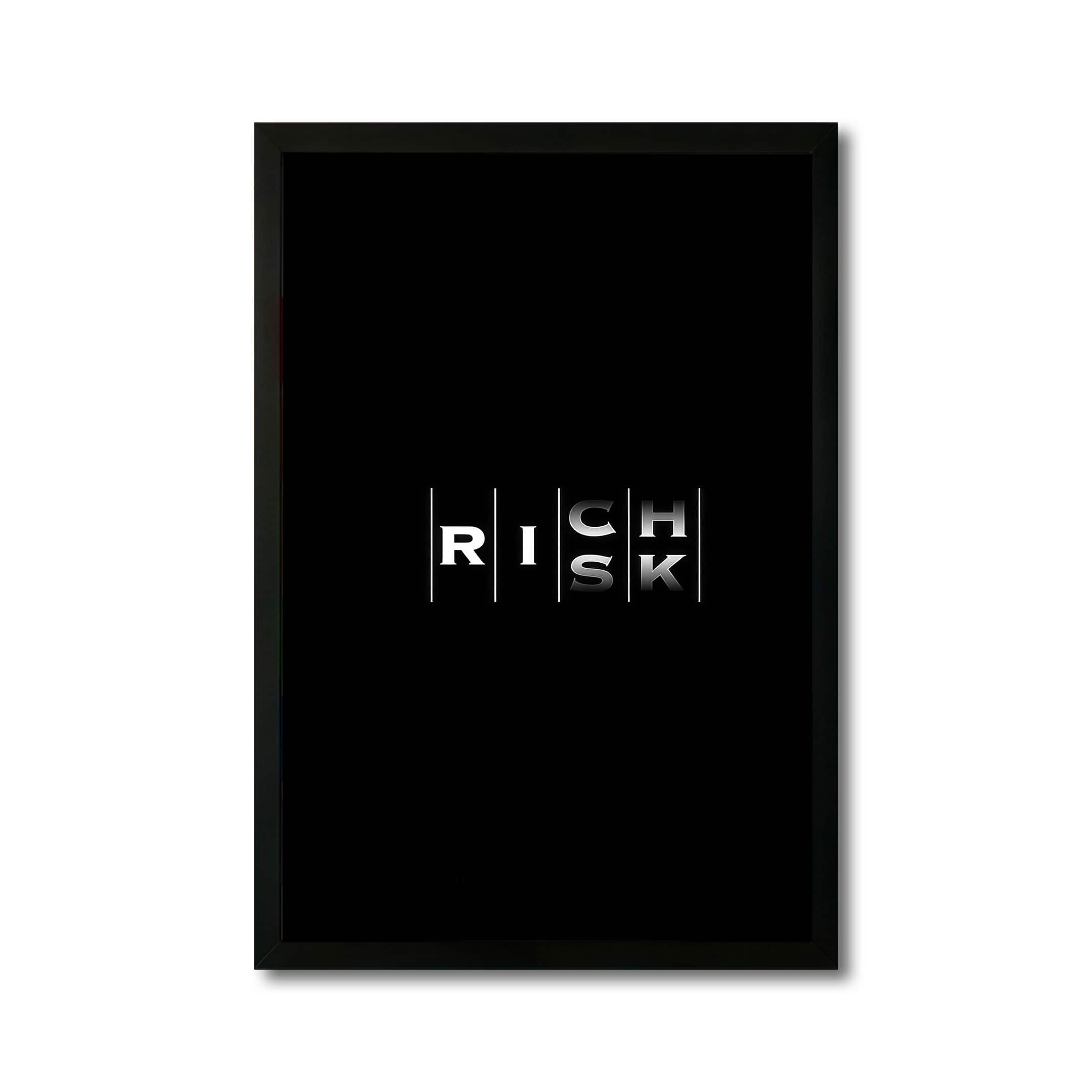 The Castle Decor Risk Motivational Wall Art 8x12 Inch - The Castle Decor