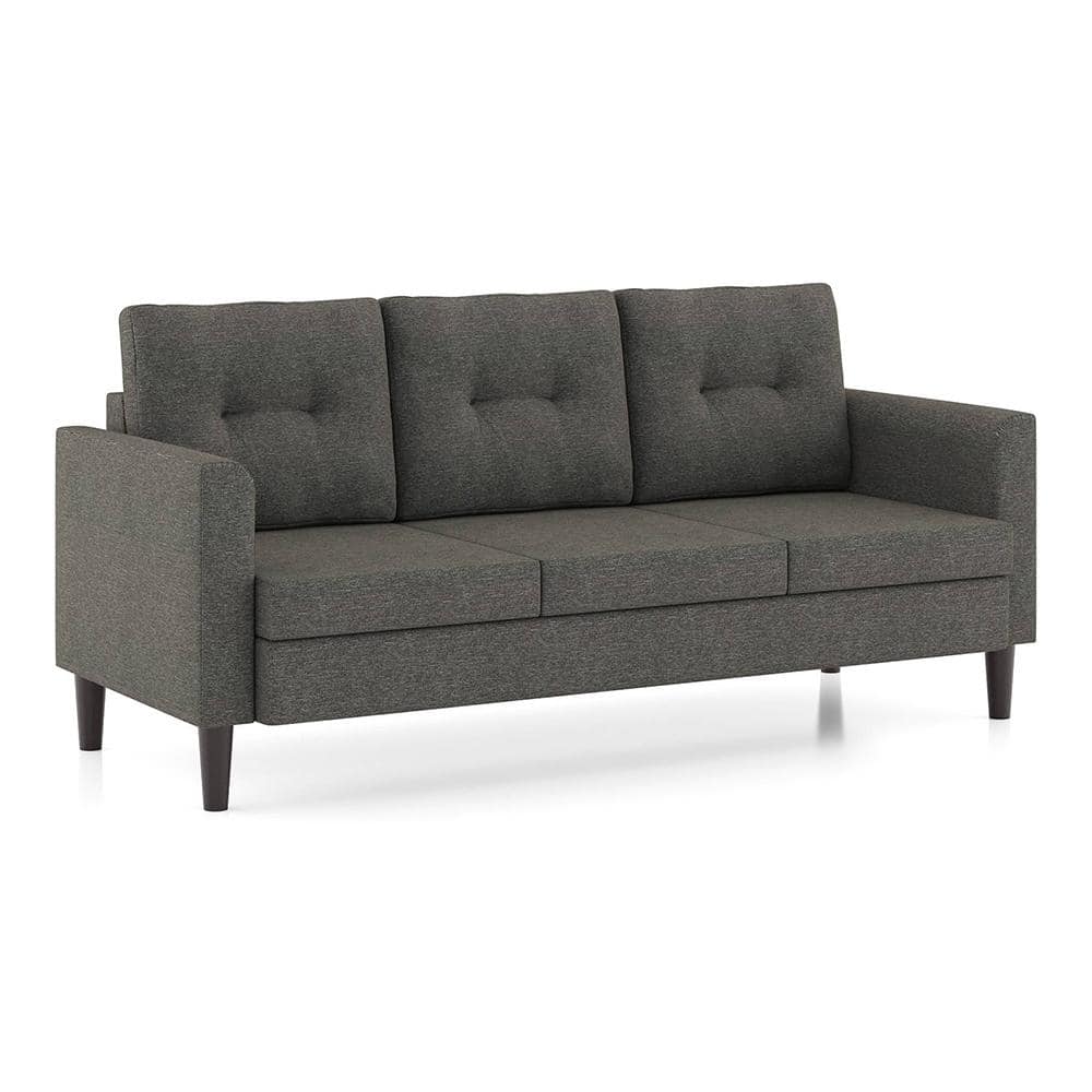 Winston 3 Seater Fabric Sofa (Slate Grey)
