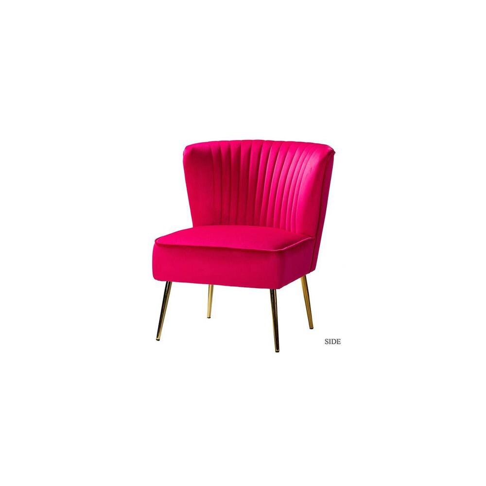 Fission Accent Chair in Pink Colour