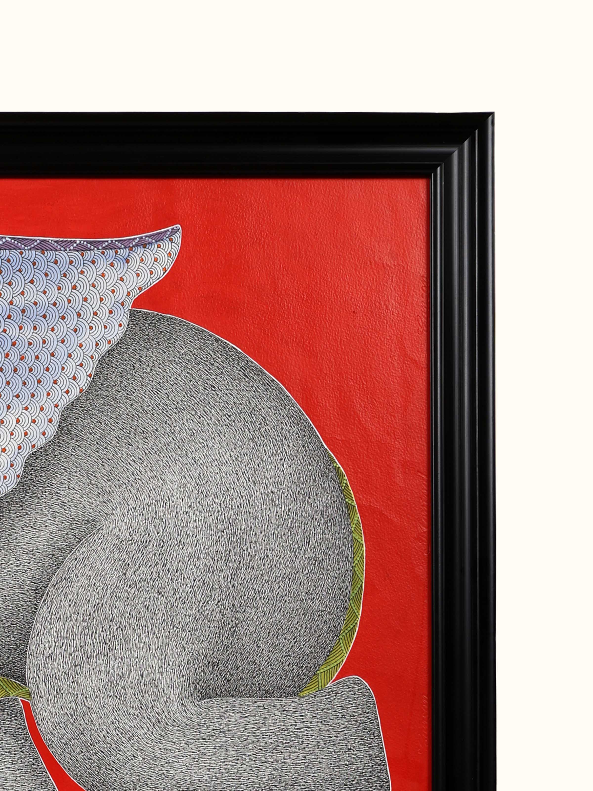 Elephant Gond Art