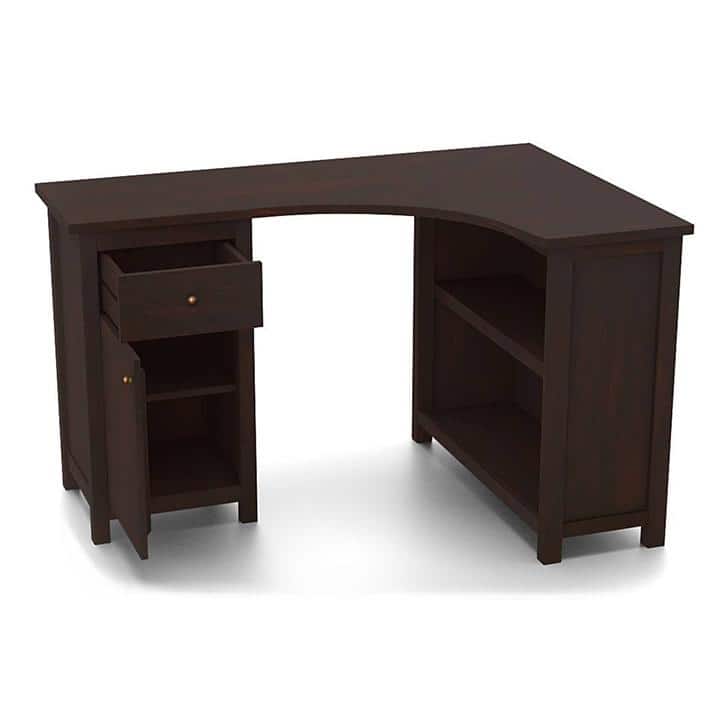 Dickens Solid Wood Study Table in Mahogany Finish