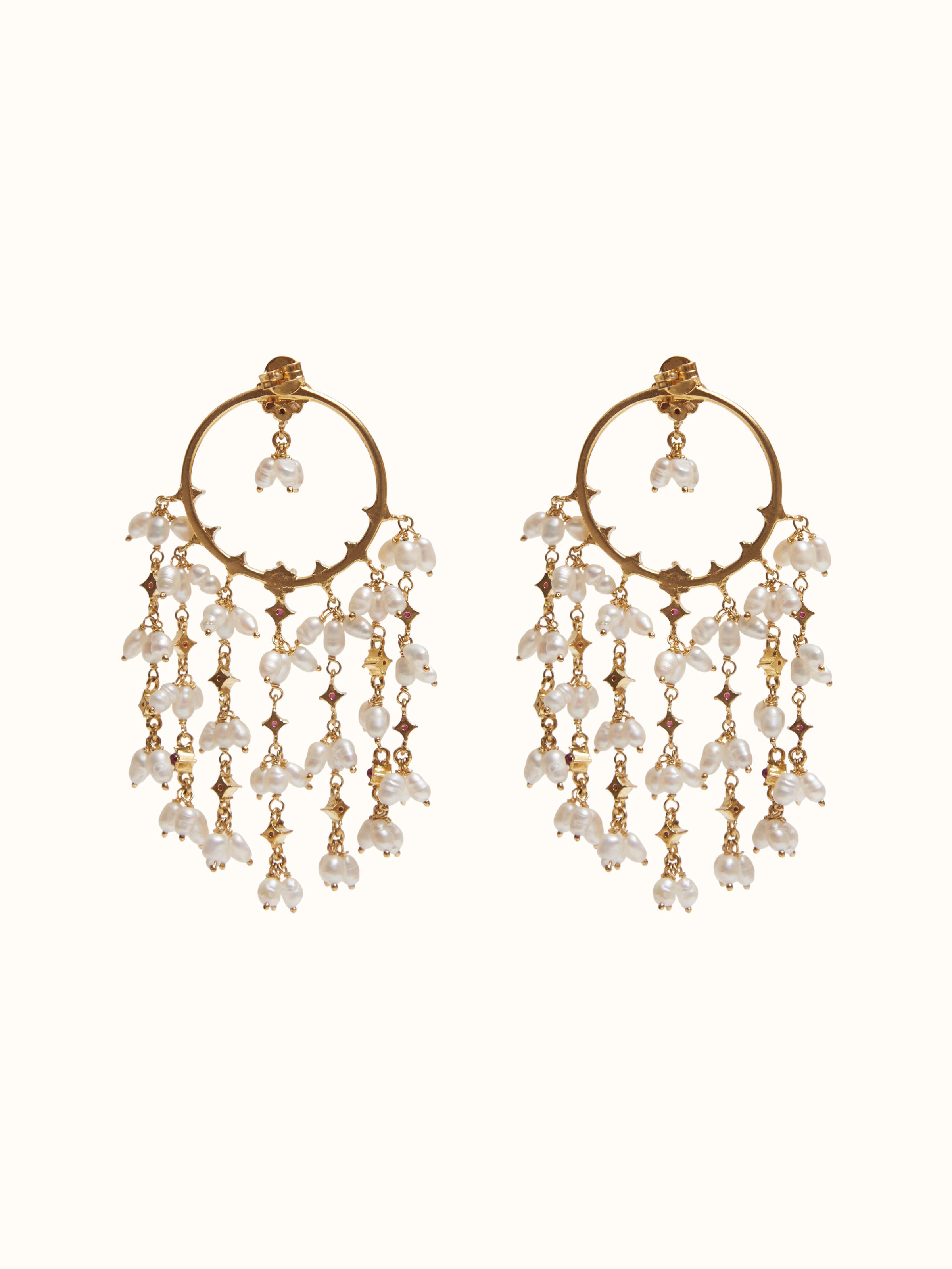 Guttapusalu Silver Drop Earrings