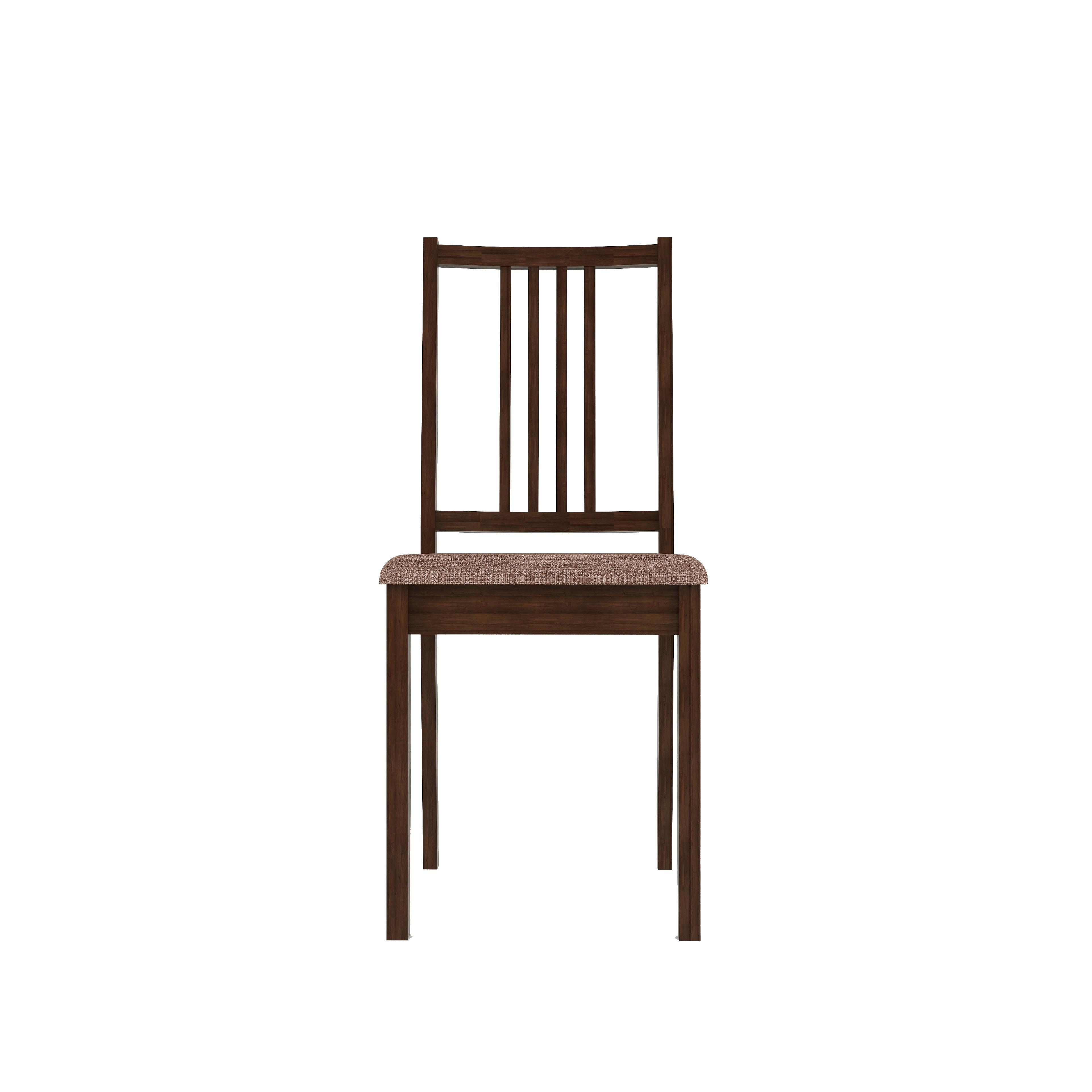 Monterey 4 Seater Dining Set with 4 Chairs (Rubberwood, Dark Cappuccino Finish)