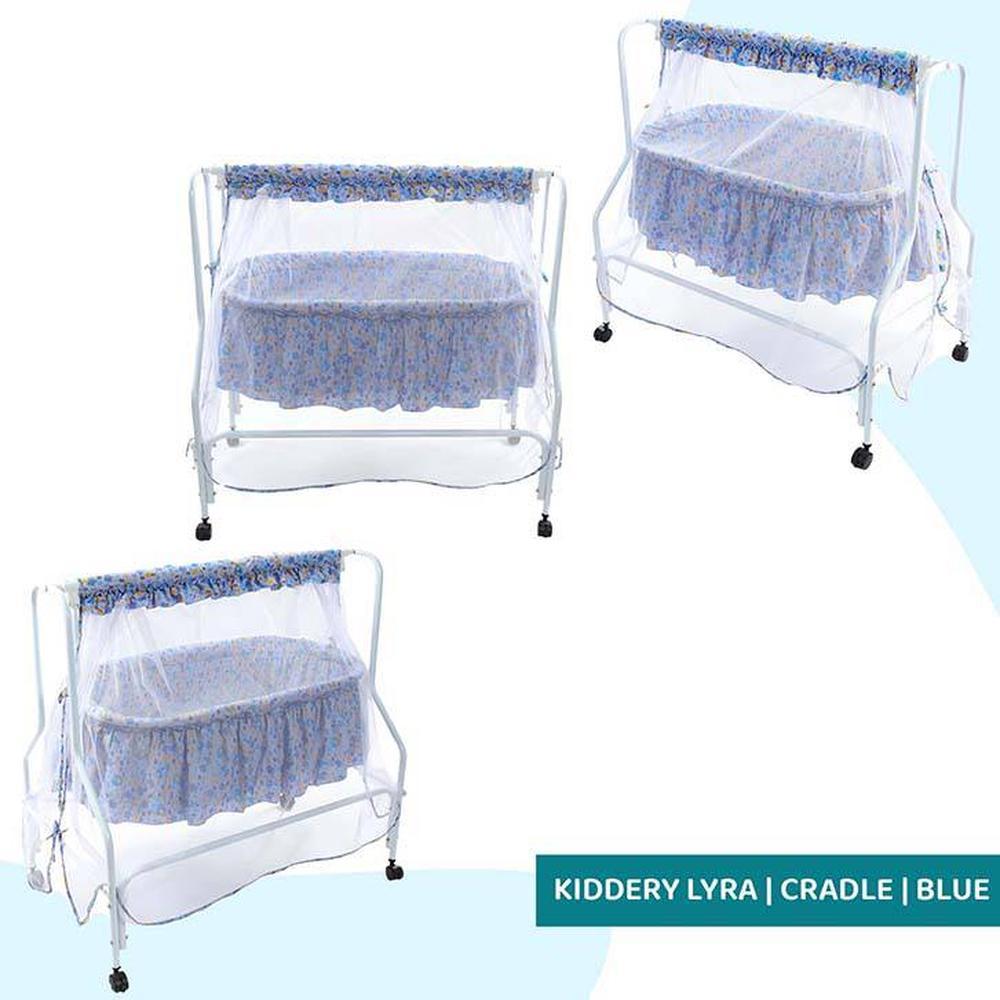 Mira Stainless Steel Baby Cradle with Mosquito Net Airplane & Yatch