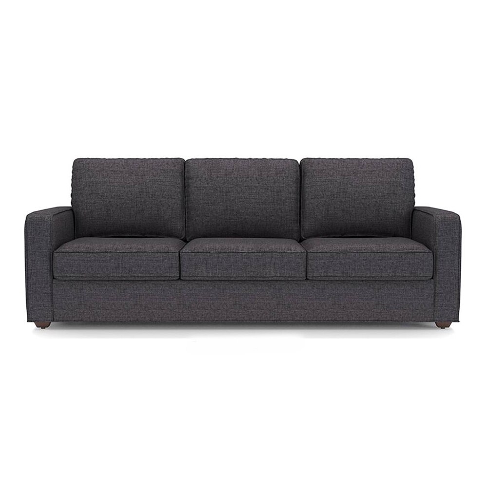 Apollo Sofa Set (Colour : Steel Grey, Cushion : Hard, Back Type : Regular, Seater : 3+1+1)