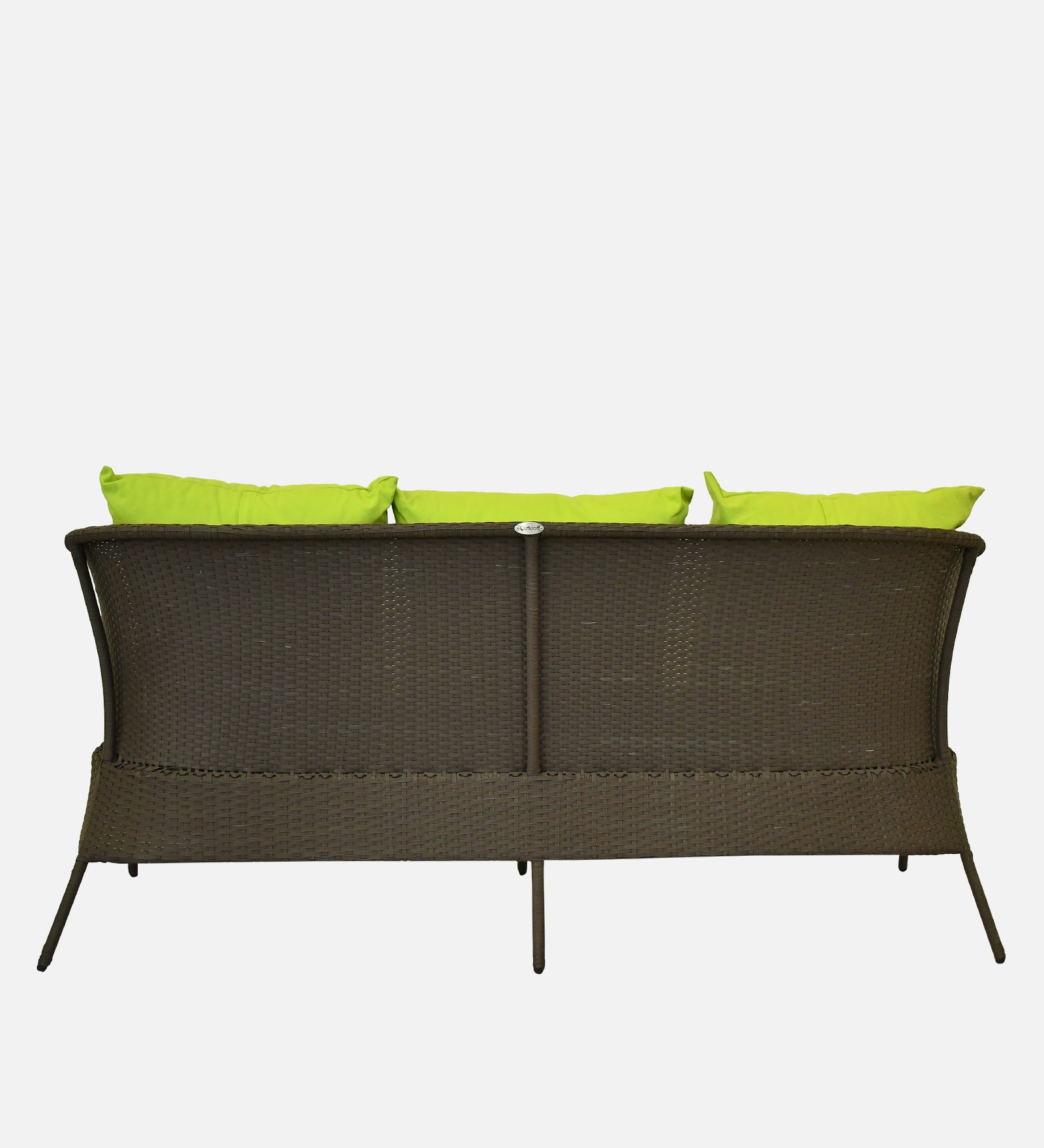 Paris 3+1+1 Seater Wicker Sofa Set in Brown Colour