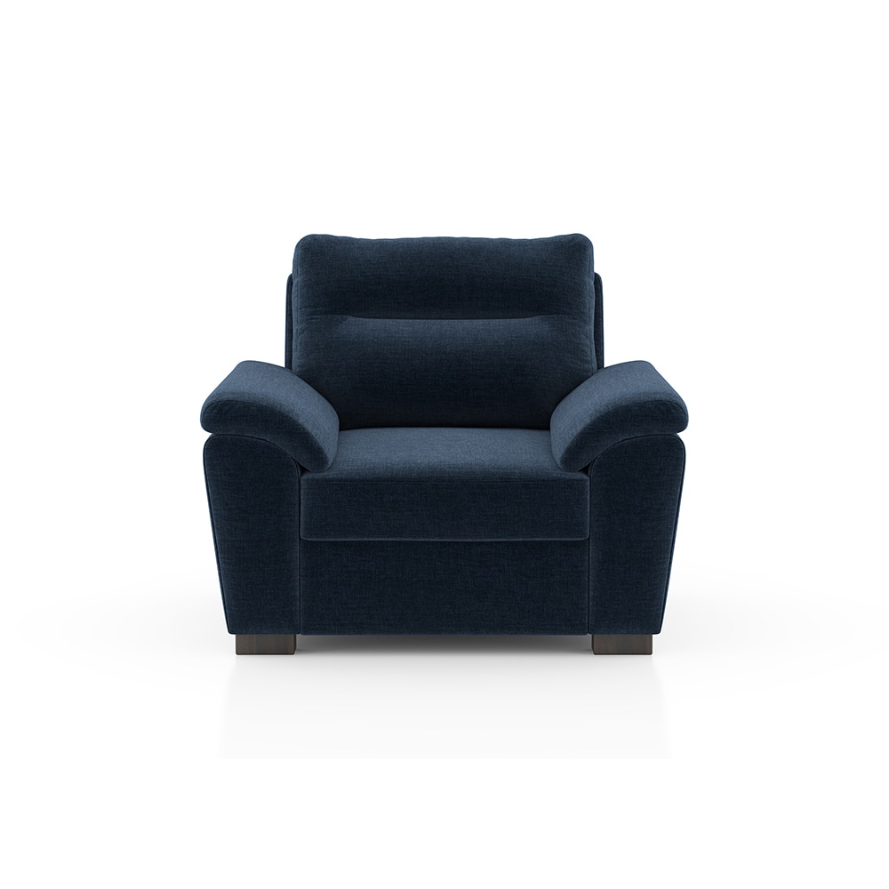 Adelaide Sofa Set (Colour: Cobalt Blue, Seater: 2+1+1)