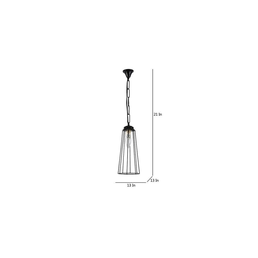 Brixton Black Metal Hanging Light