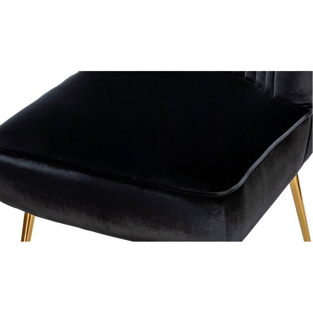 Crimson Accent Chair in Black Colour