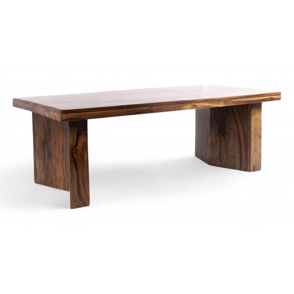 Kassel Sheesham Wood Coffee Table In Teak Finish