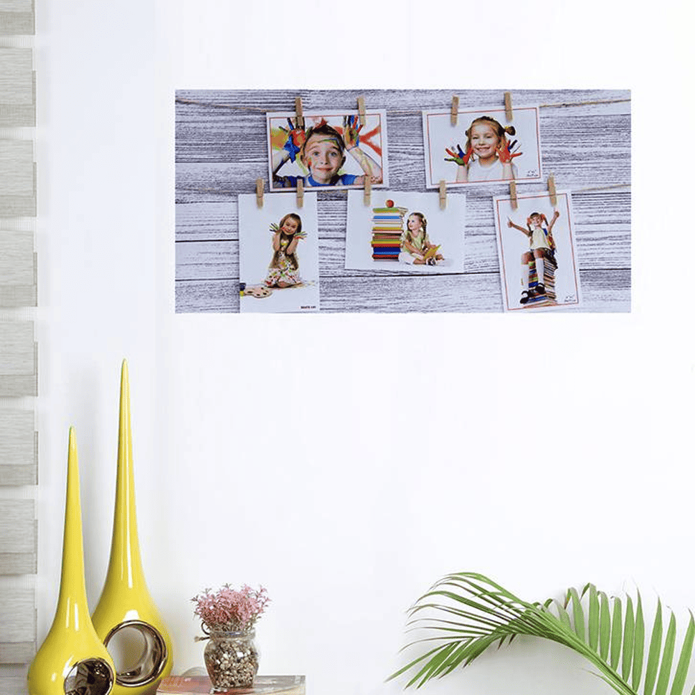 Tayhaa White Wooden Board Collage Photo Frame