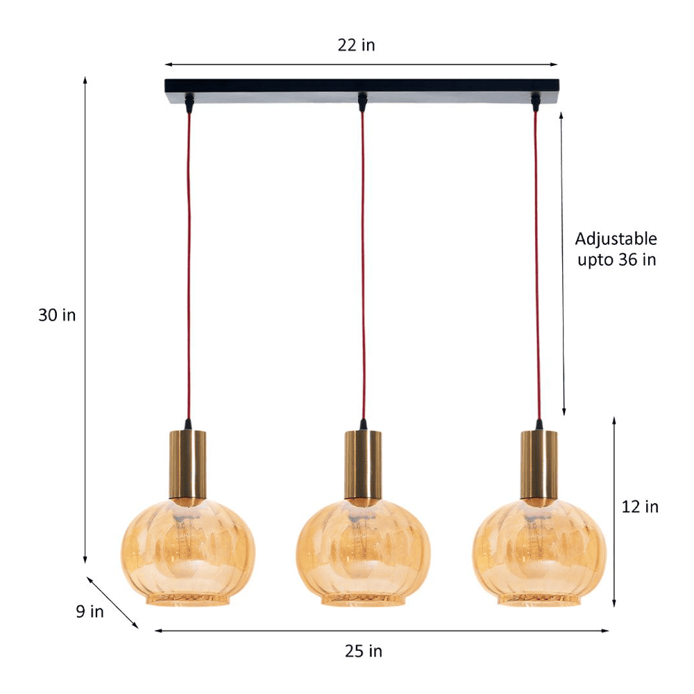 Flynn Glass Hanging Light