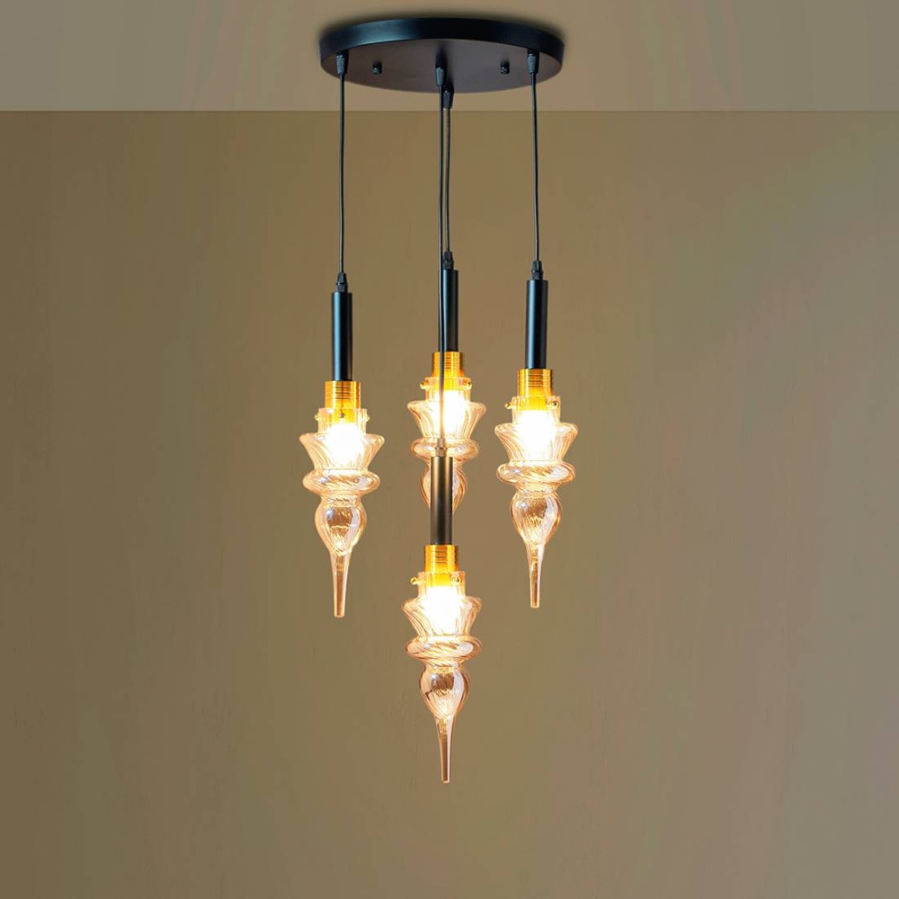Hans Glass Hanging Light - Kapoor Lamp Shades